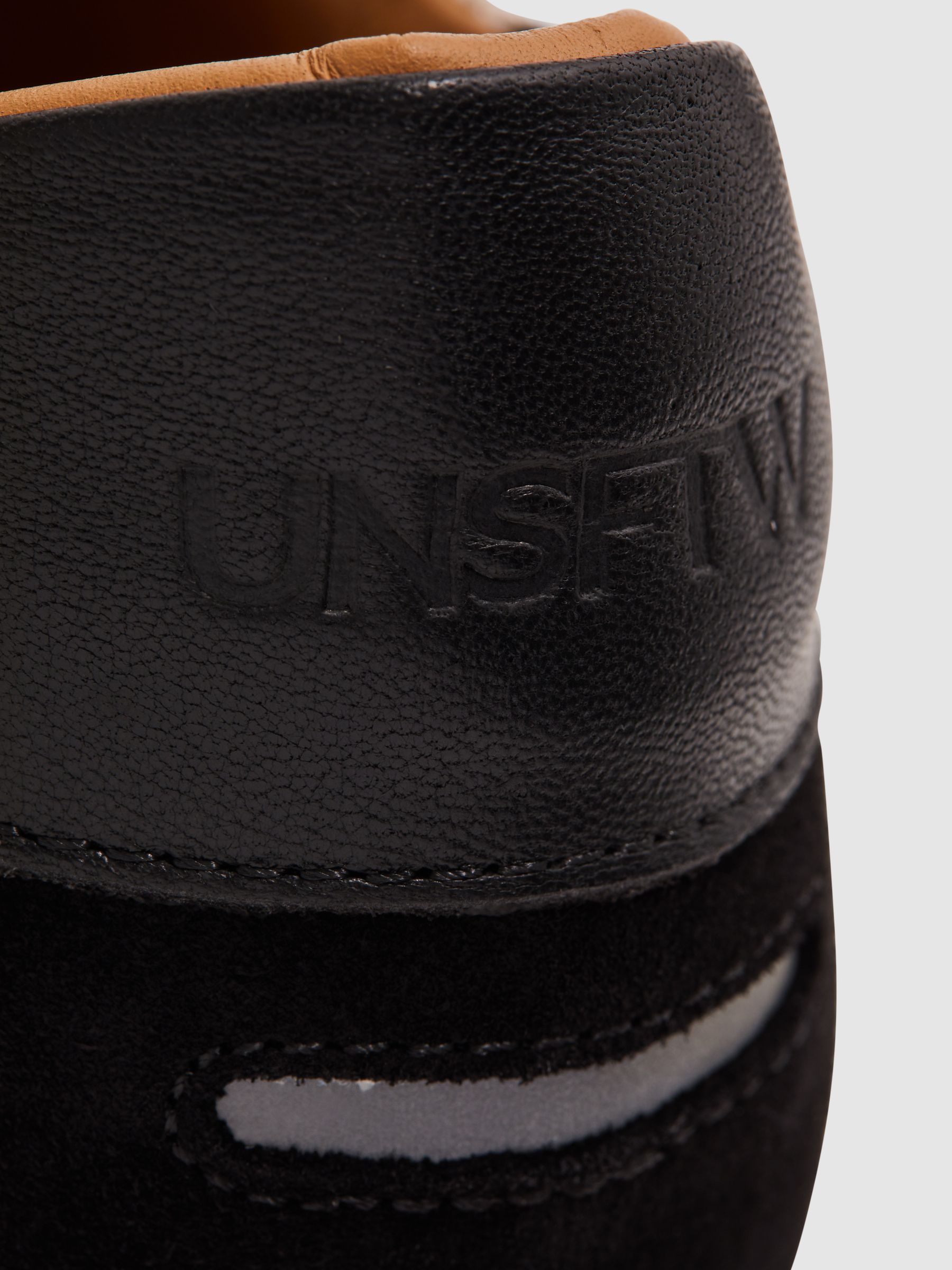 Unseen Trinity Tech Trainers in Black/White - Image 8 of 9