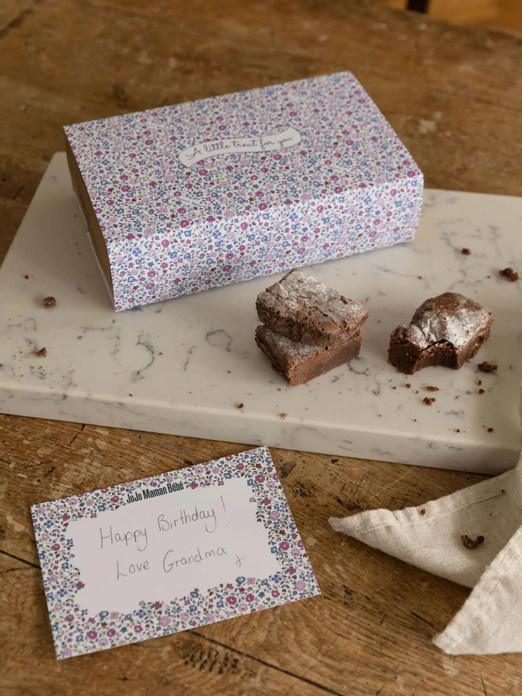 Ditsy Chocolate Orange Gower Cottage Brownies - Image 2 of 2