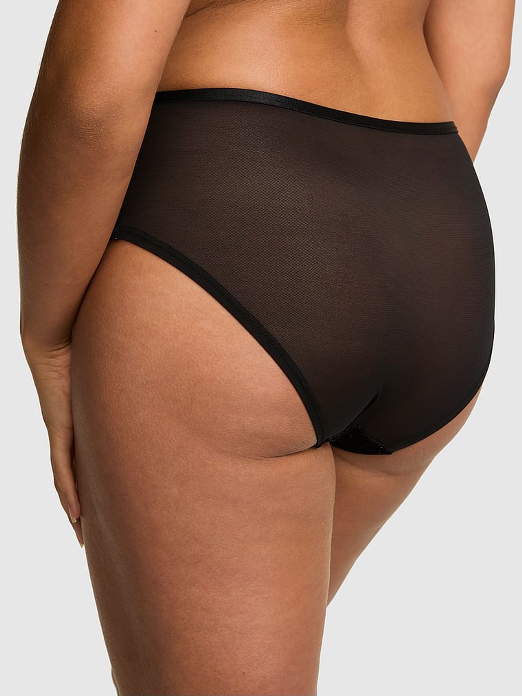 Black Hipster Confetti Velour Knickers - Image 2 of 2 Black Hipster Confetti Velour Knickers - Image 2 of 2