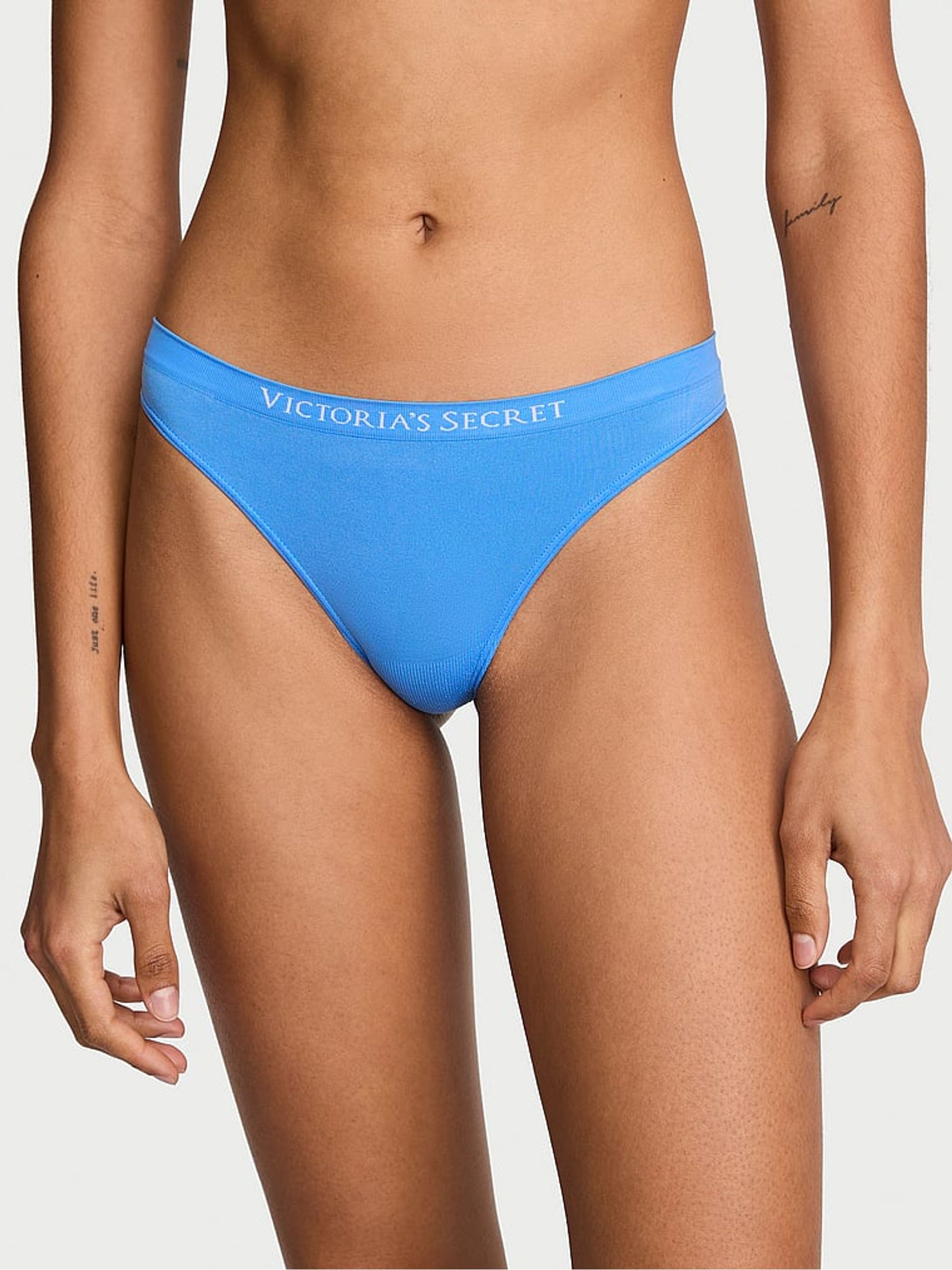 Blue Jasper Thong Knickers - Image 1 of 2