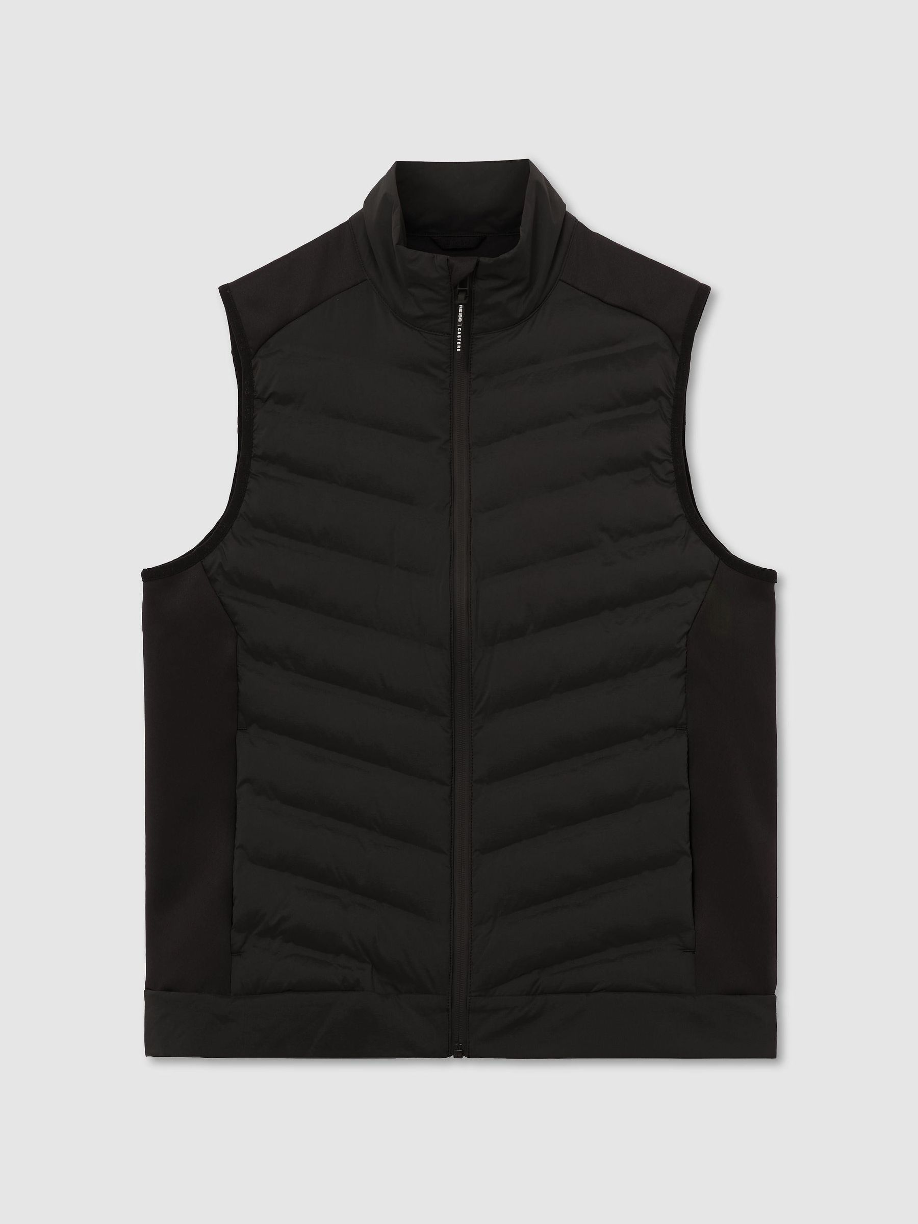 Reiss | Castore Gilet matelassé hybride noir - Image 2 de 11