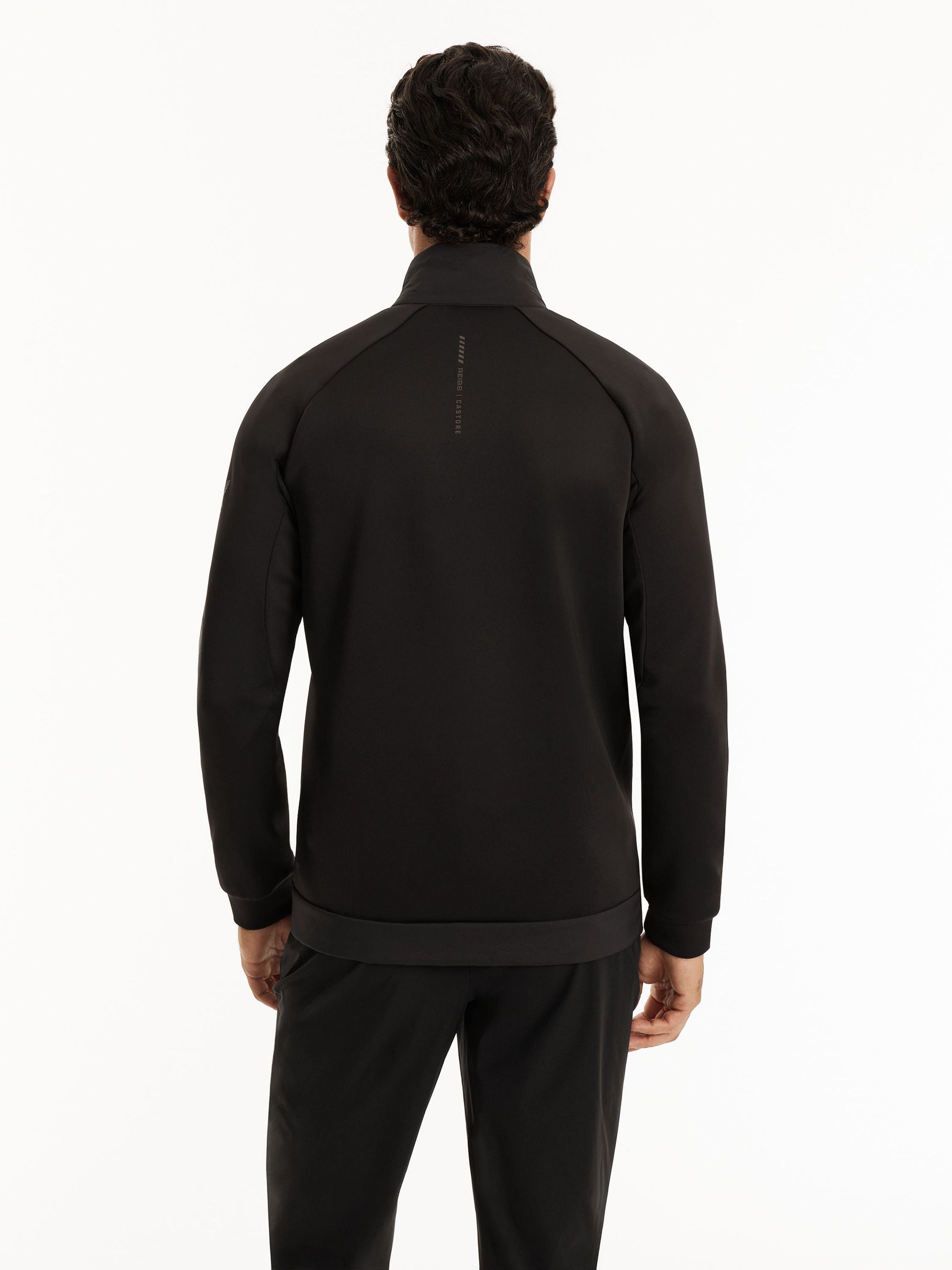 Reiss | Castore Hybrid Quilted Jacket in Black - Image 6 of 10