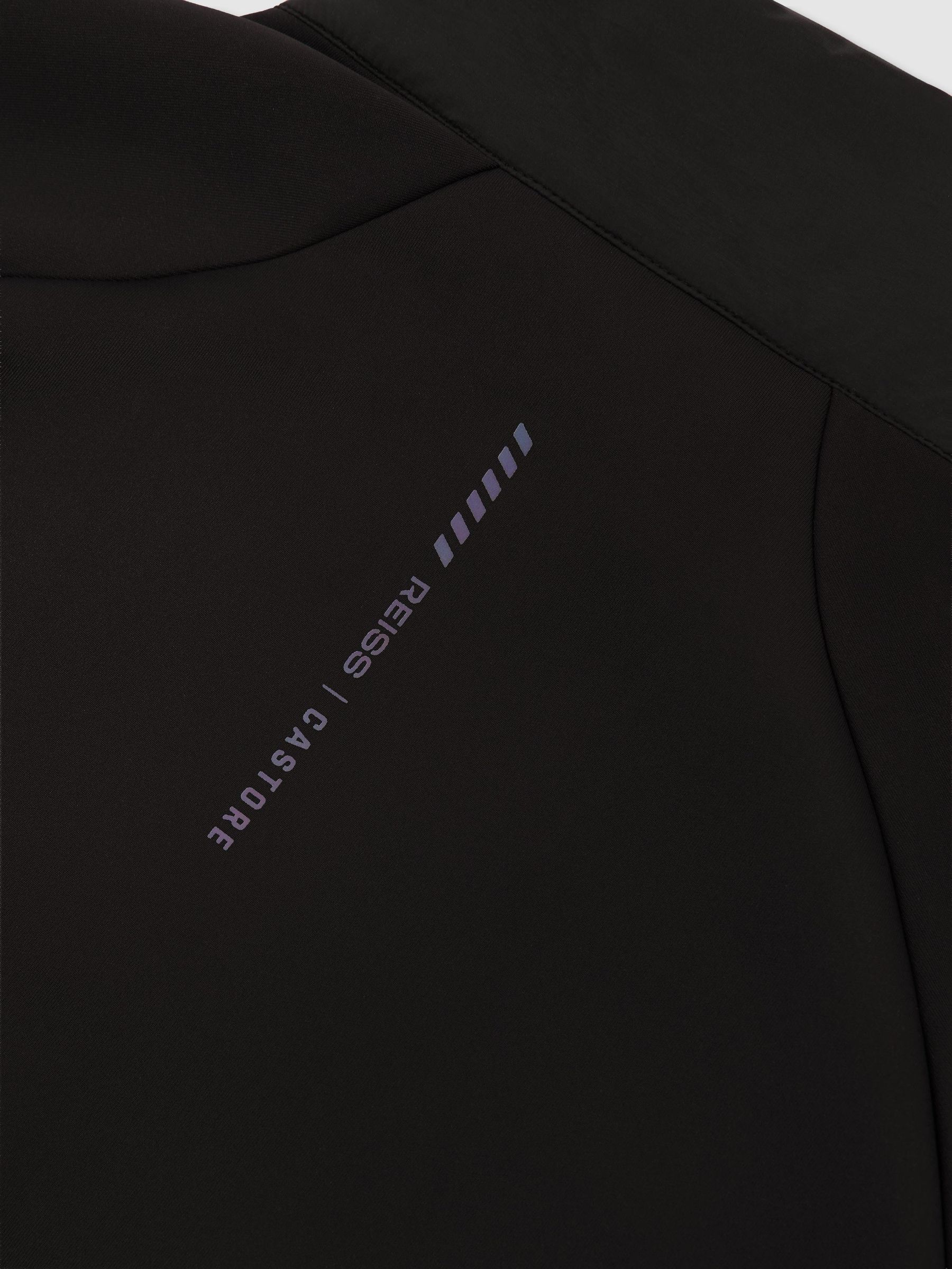 Reiss | Castore Hybrid Quilted Jacket in Black - Image 8 of 10