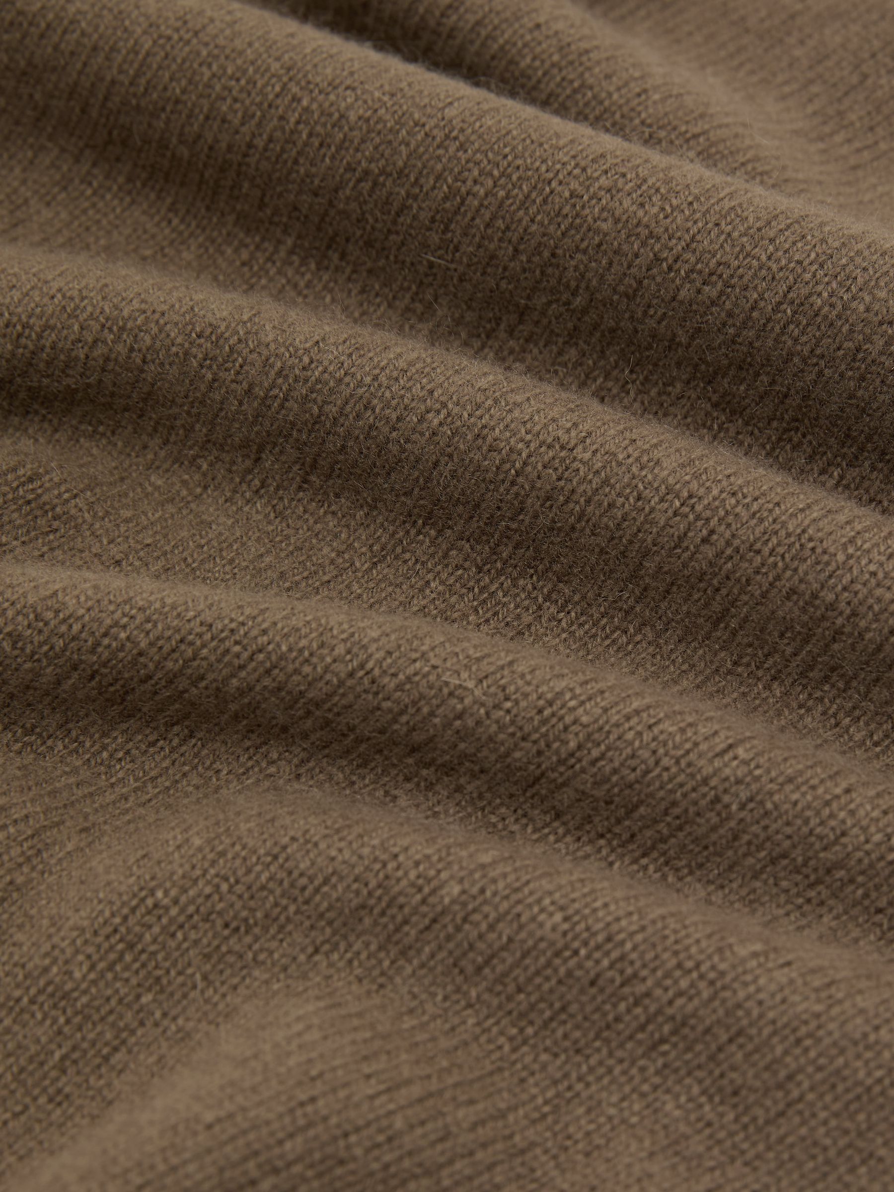 100% Kashmir Jumper med rund hals i kakigrön - Bild 7 av 7