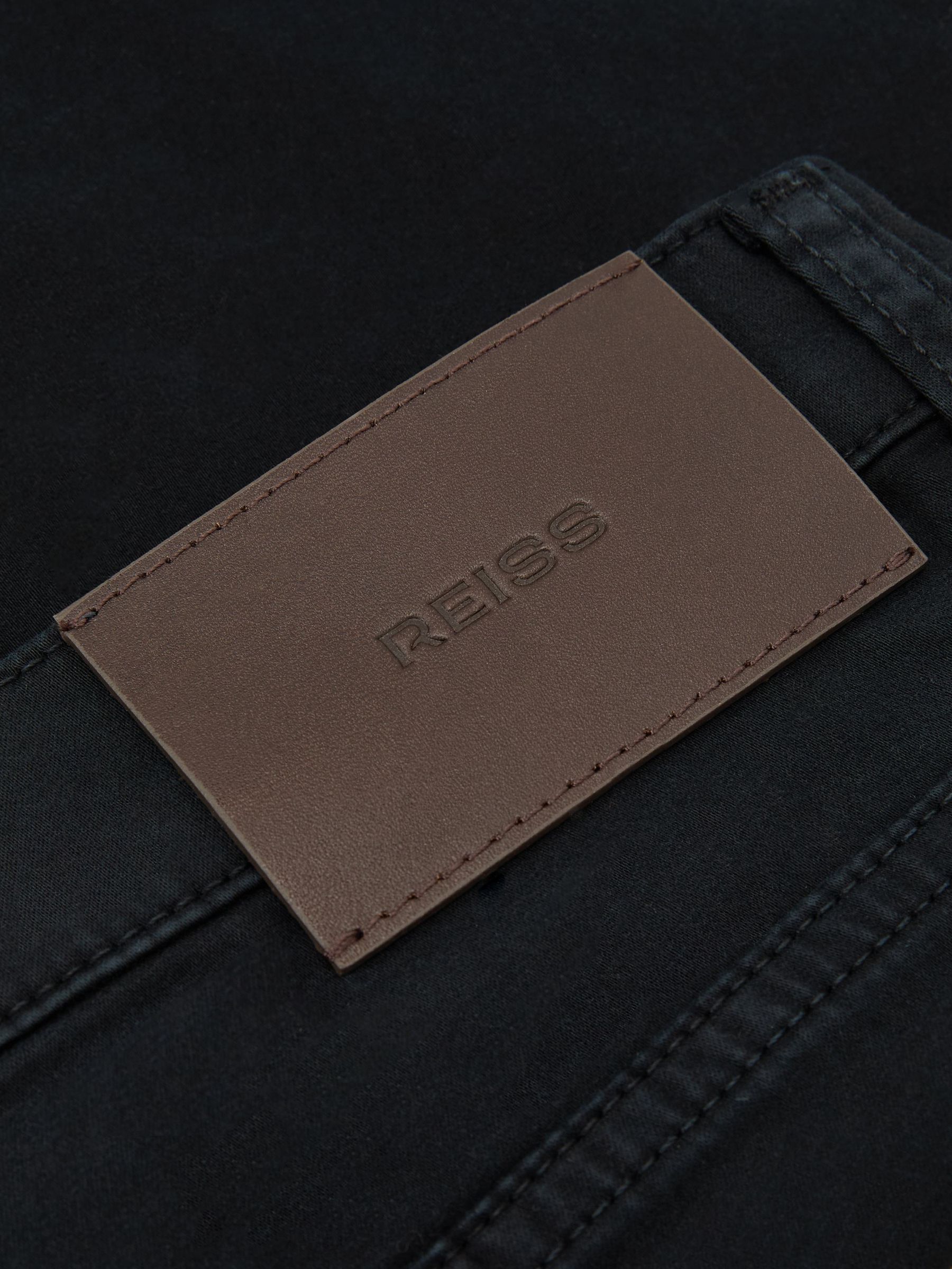 Cotton-Stretch Garment-Dyed Slim-Fit Jeans in Washed Blue - Image 6 of 6