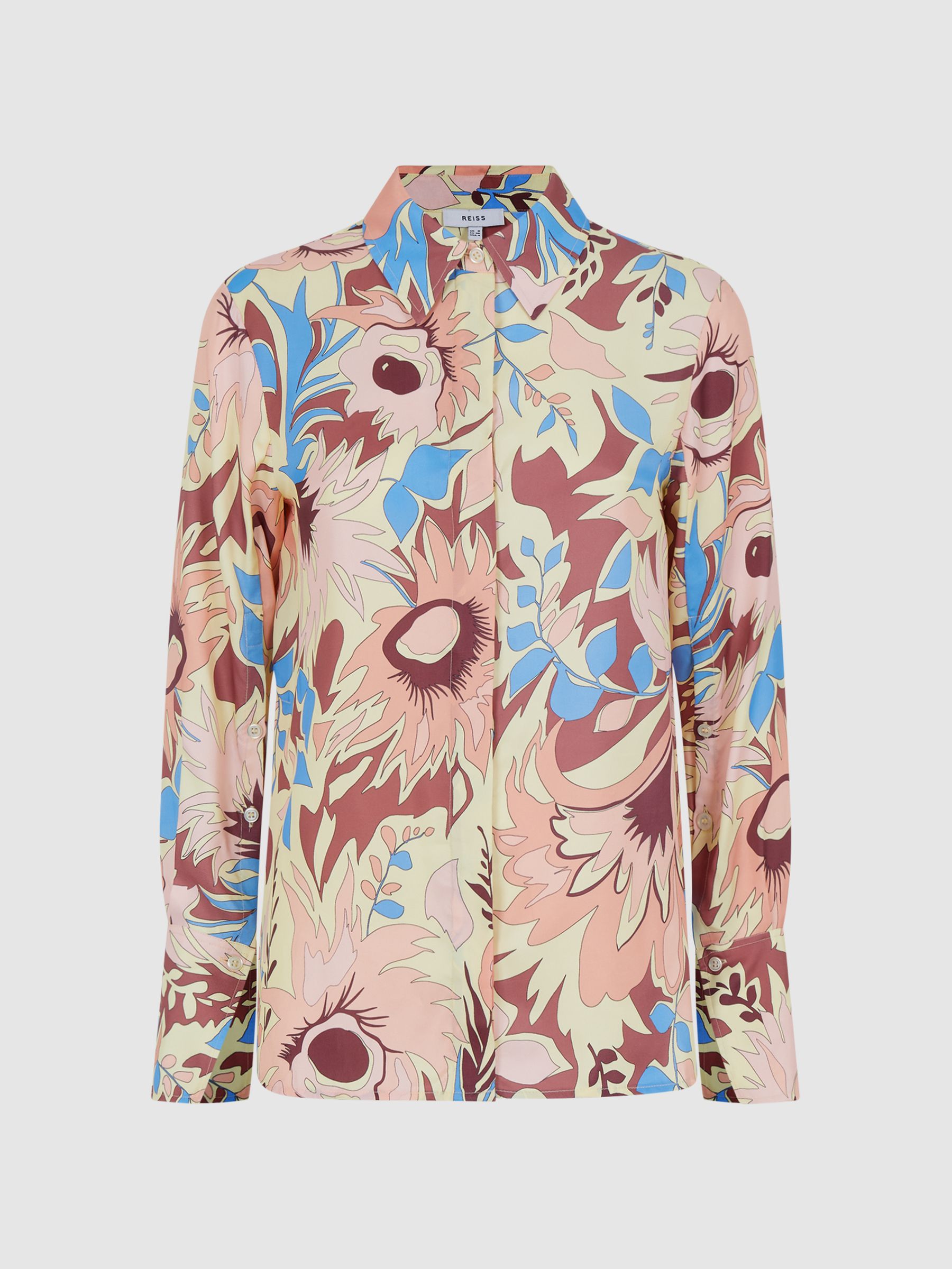 Floral Printed Shirt in Multi - Image 2 of 7