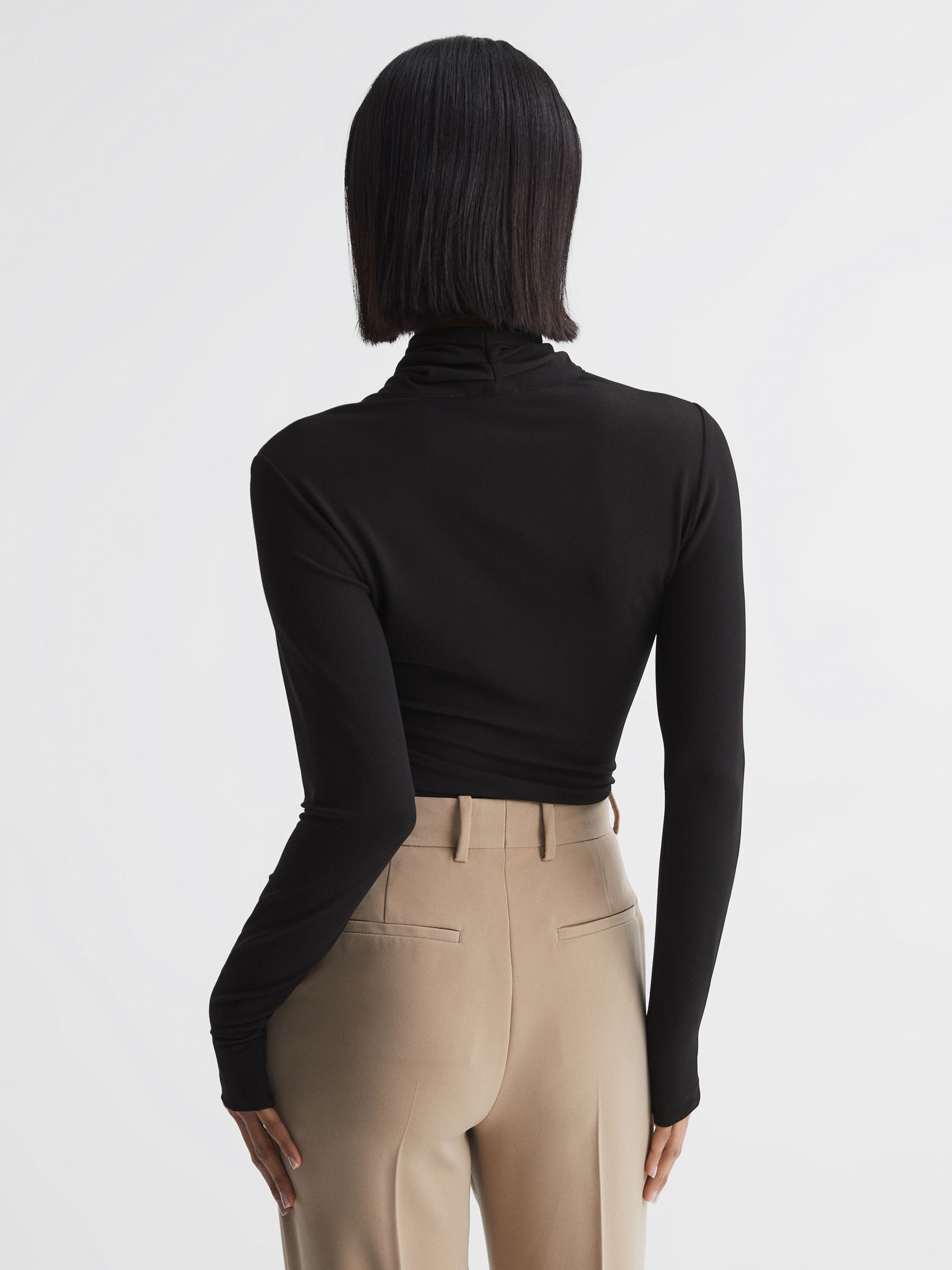 cross over long sleeve top
