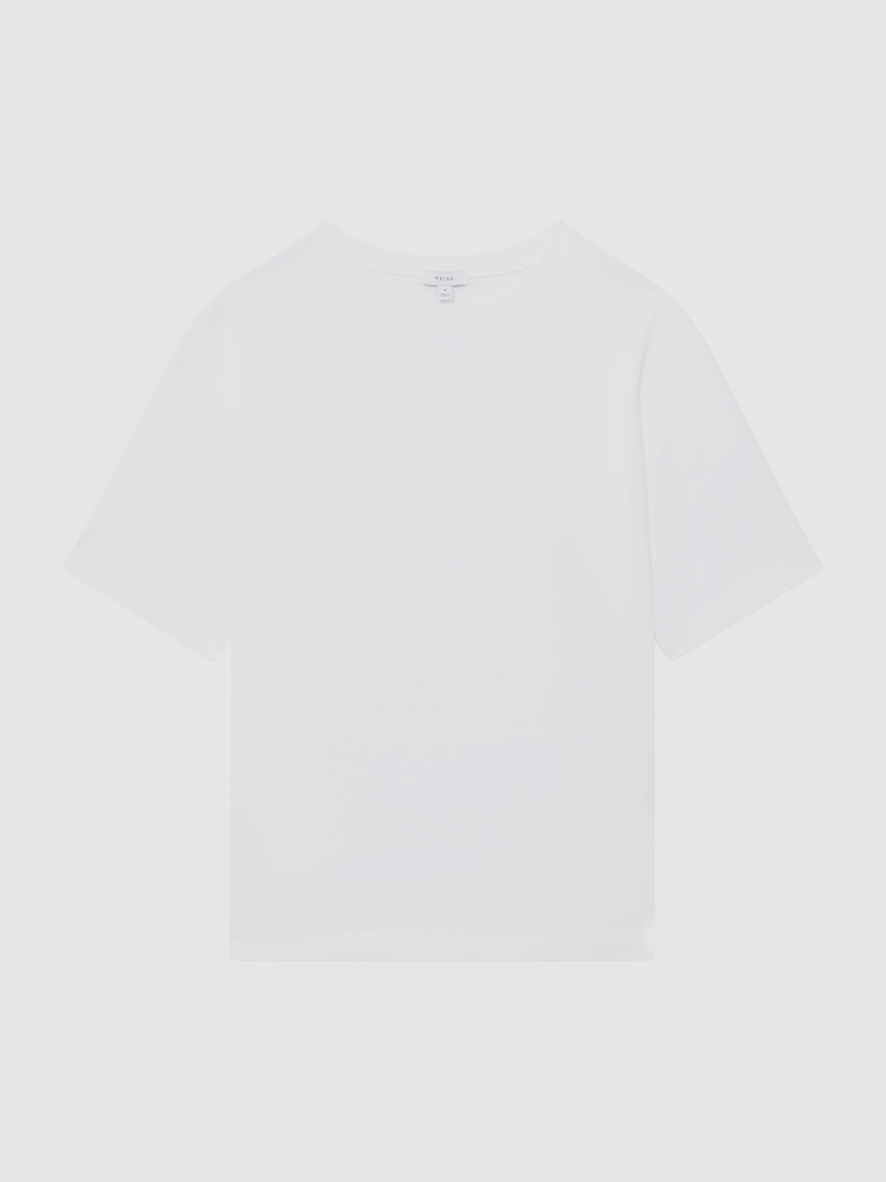 Oversized Garment Dye T-Shirt in White - Image 2 of 6
