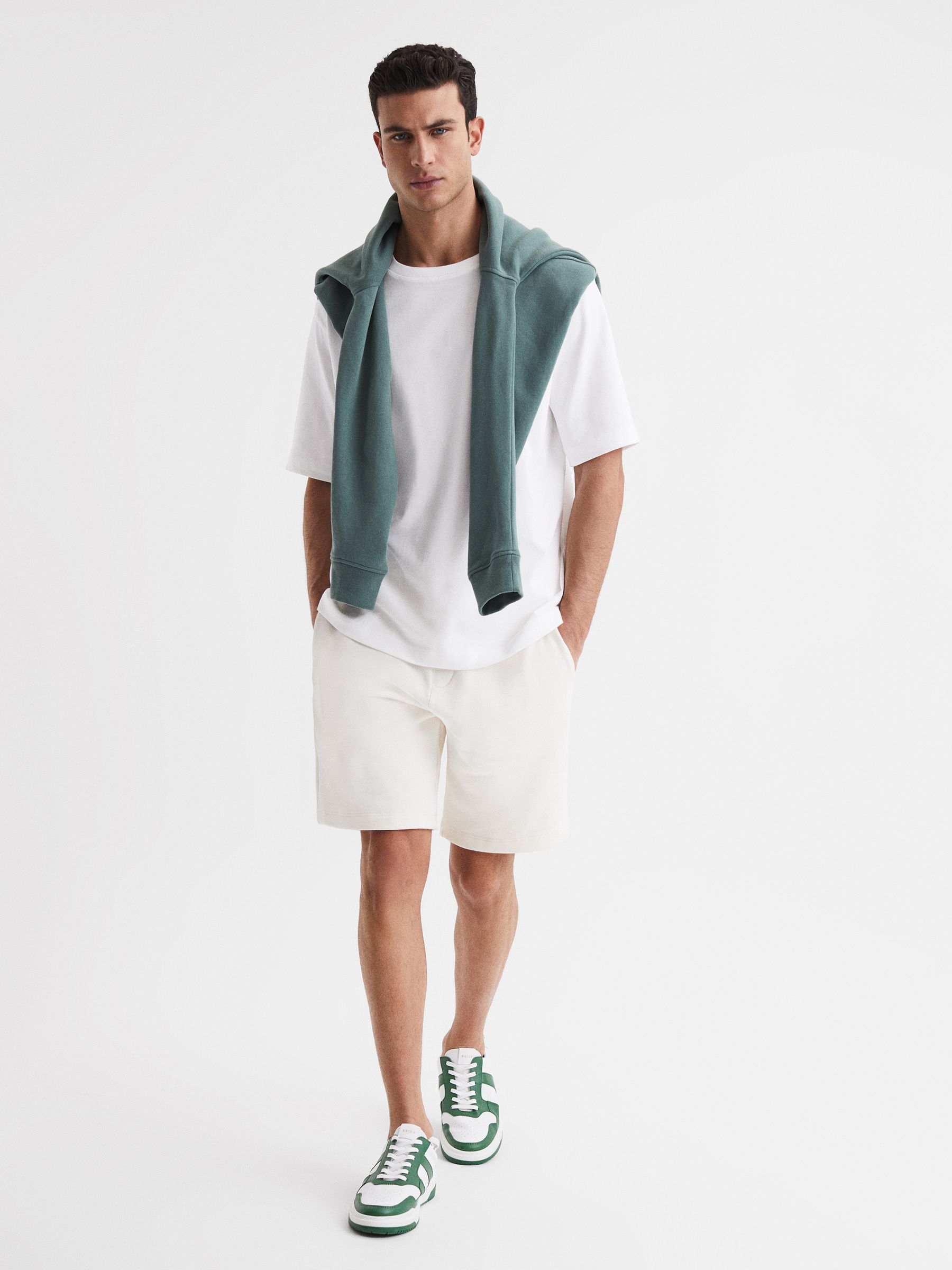 Oversized Garment Dye T-Shirt in White - Image 6 of 6