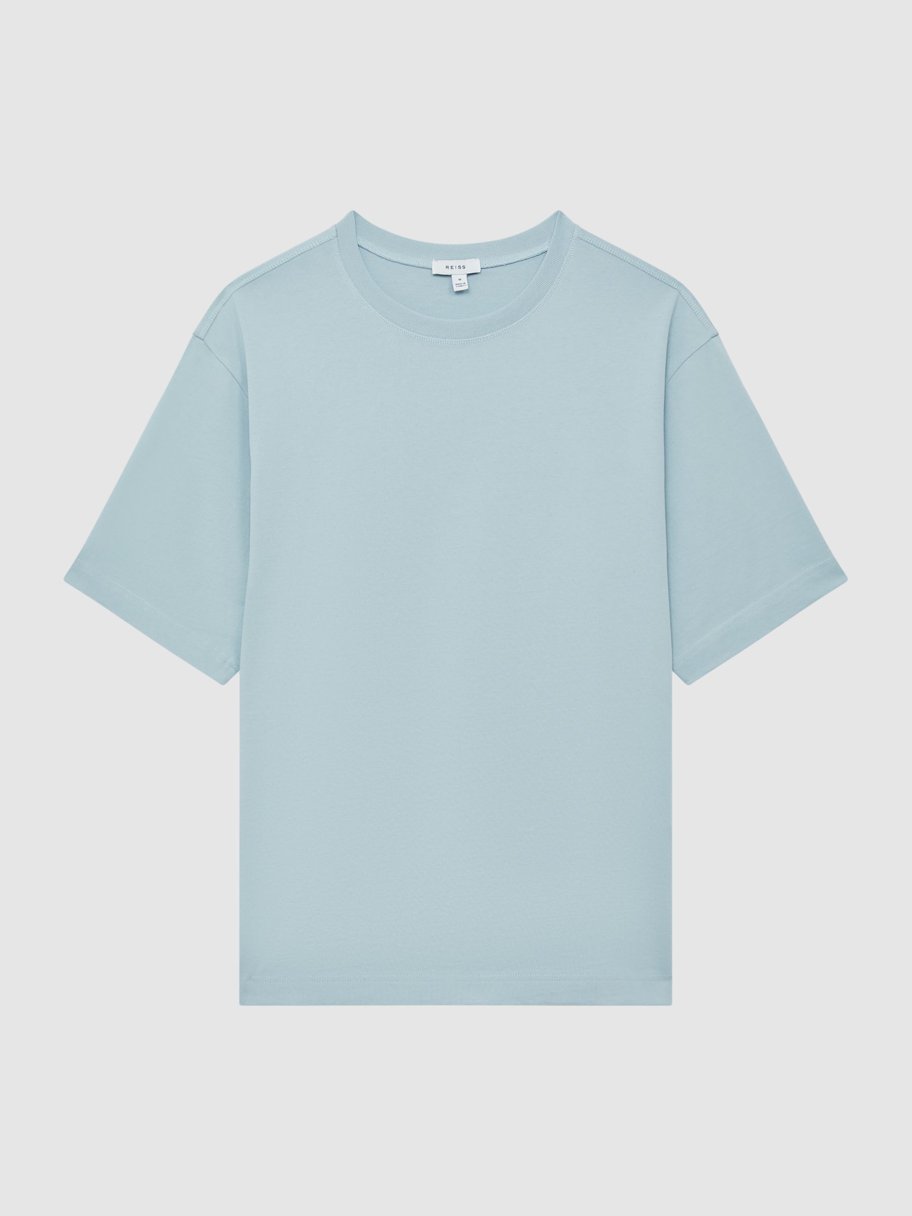 Oversized Garment Dye T-Shirt in Ice Blue - Image 2 of 7