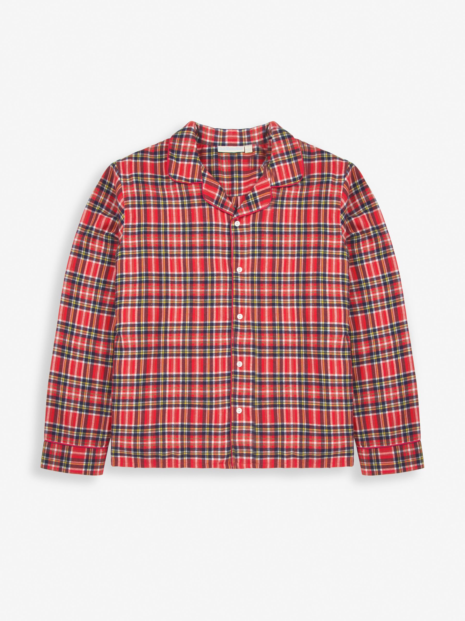 Red Men's Tartan Pyjama Set - Image 3 of 6