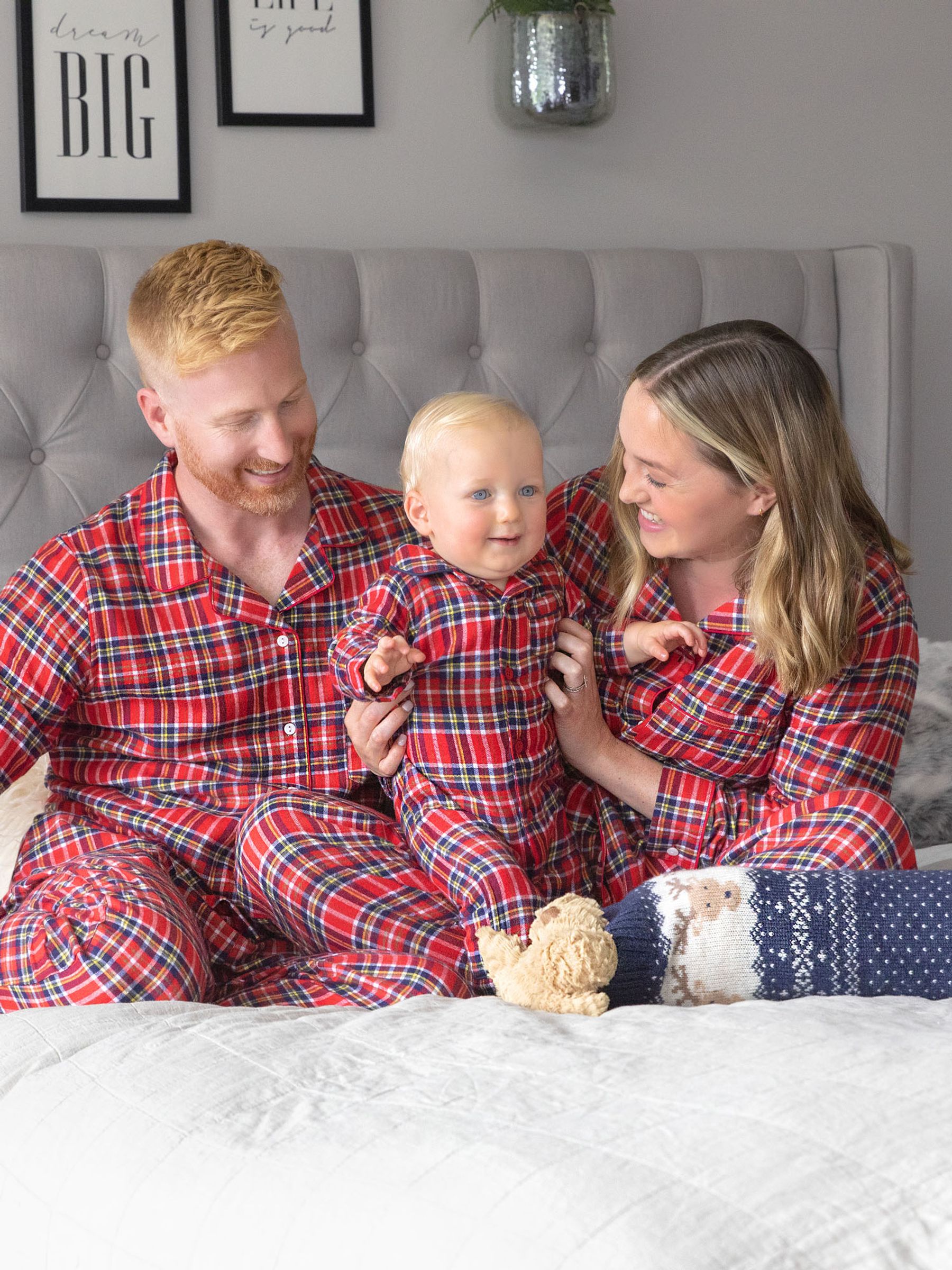Red Women's Tartan Pyjama Set - Image 6 of 6