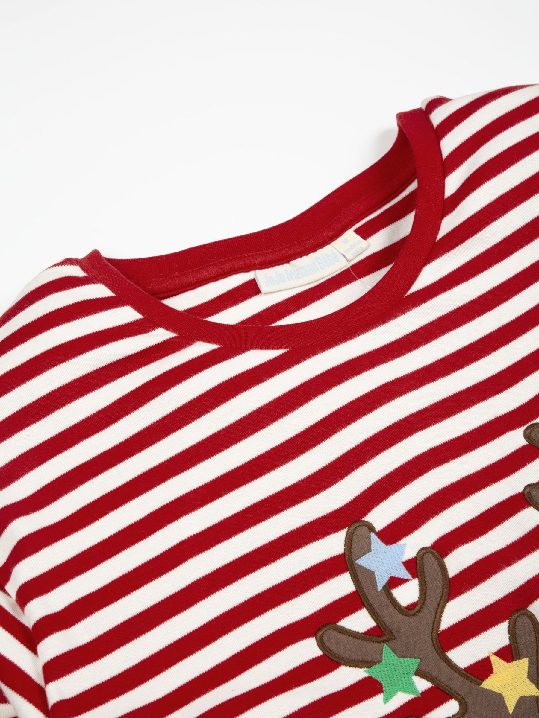 Red Men's Reindeer Pyjama Set - Image 5 of 10