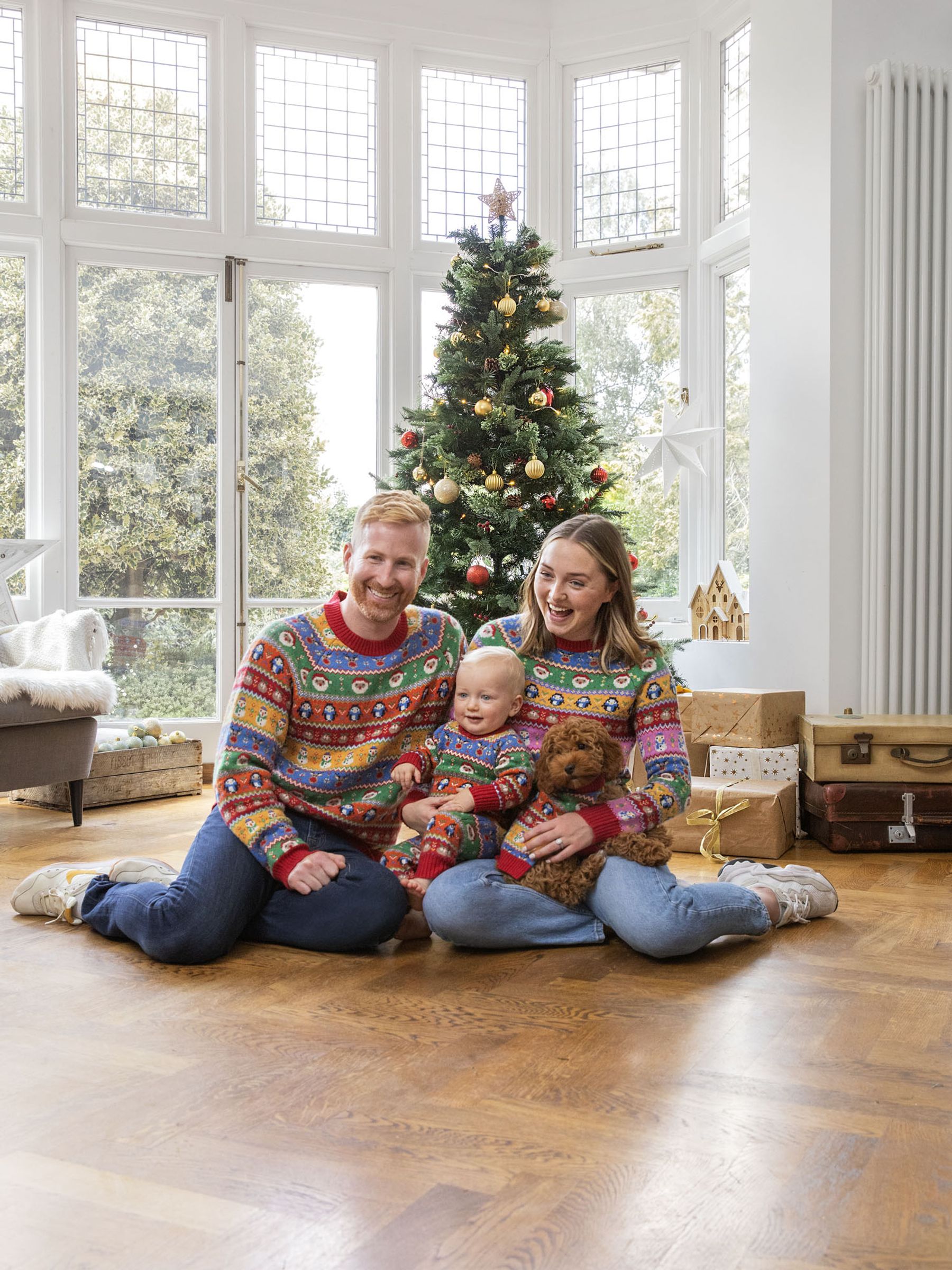 Multi Womens Christmas Fair Isle Pattern Jumper - Image 5 of 5