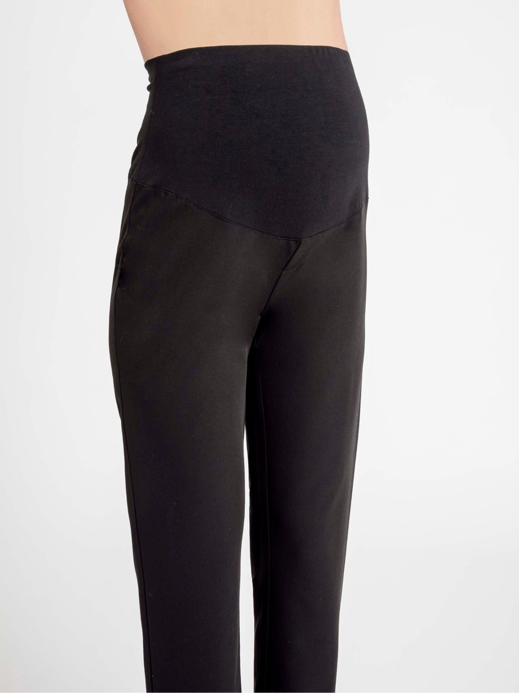 Black Tailored Straight Leg Maternity Trousers - Image 2 of 4