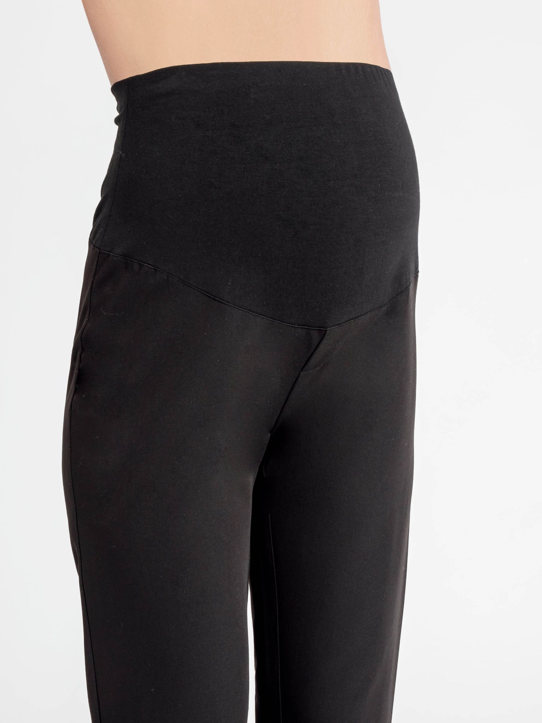Black Tailored Straight Leg Maternity Trousers - Image 3 of 4