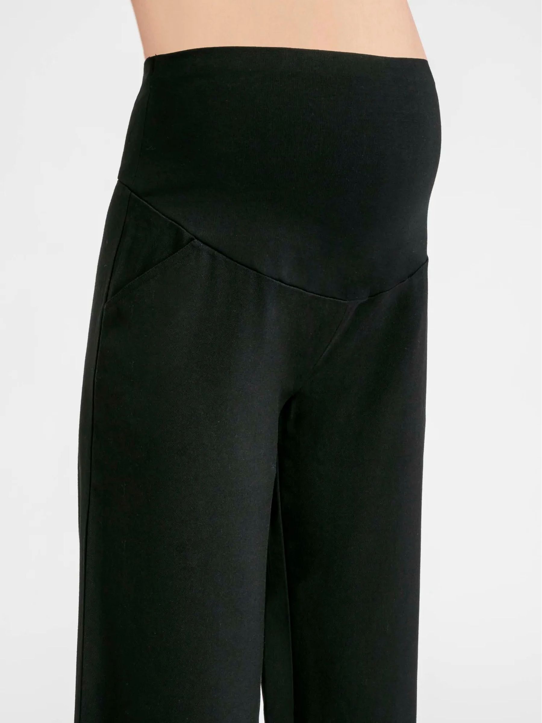 Black Classic Maternity Trousers - Image 2 of 4