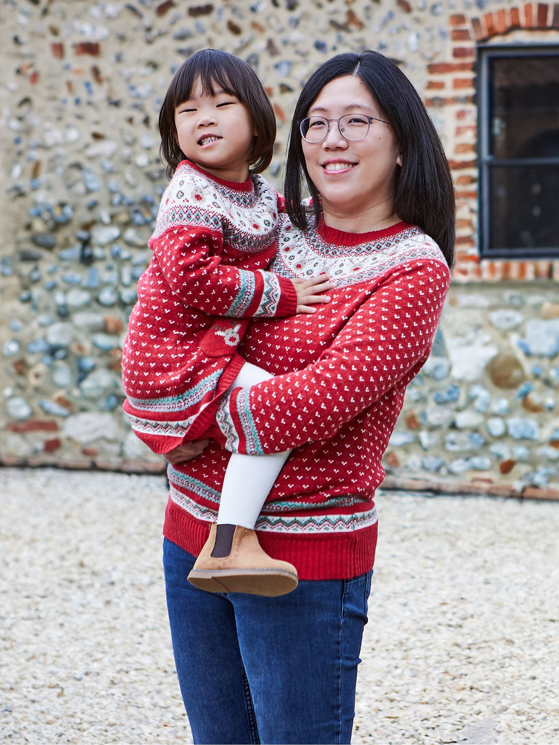 Red Reindeer Fair Isle Pattern Jumper - Image 5 of 5