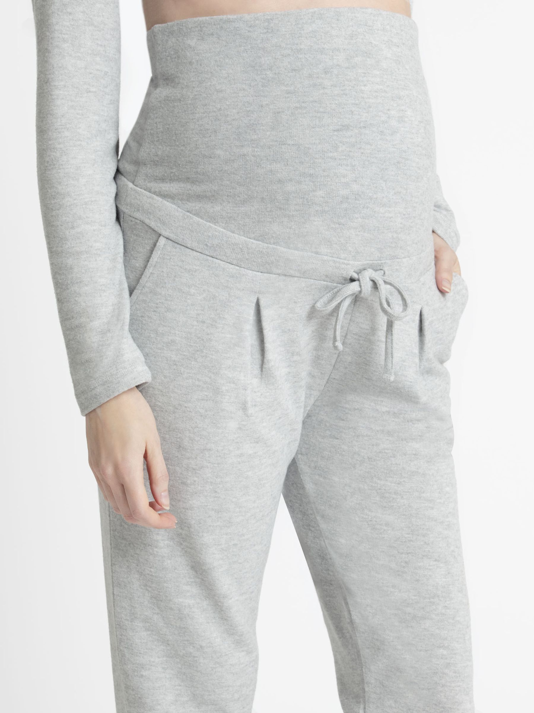 Supersoft Maternity Joggers in Silver - Image 2 of 3