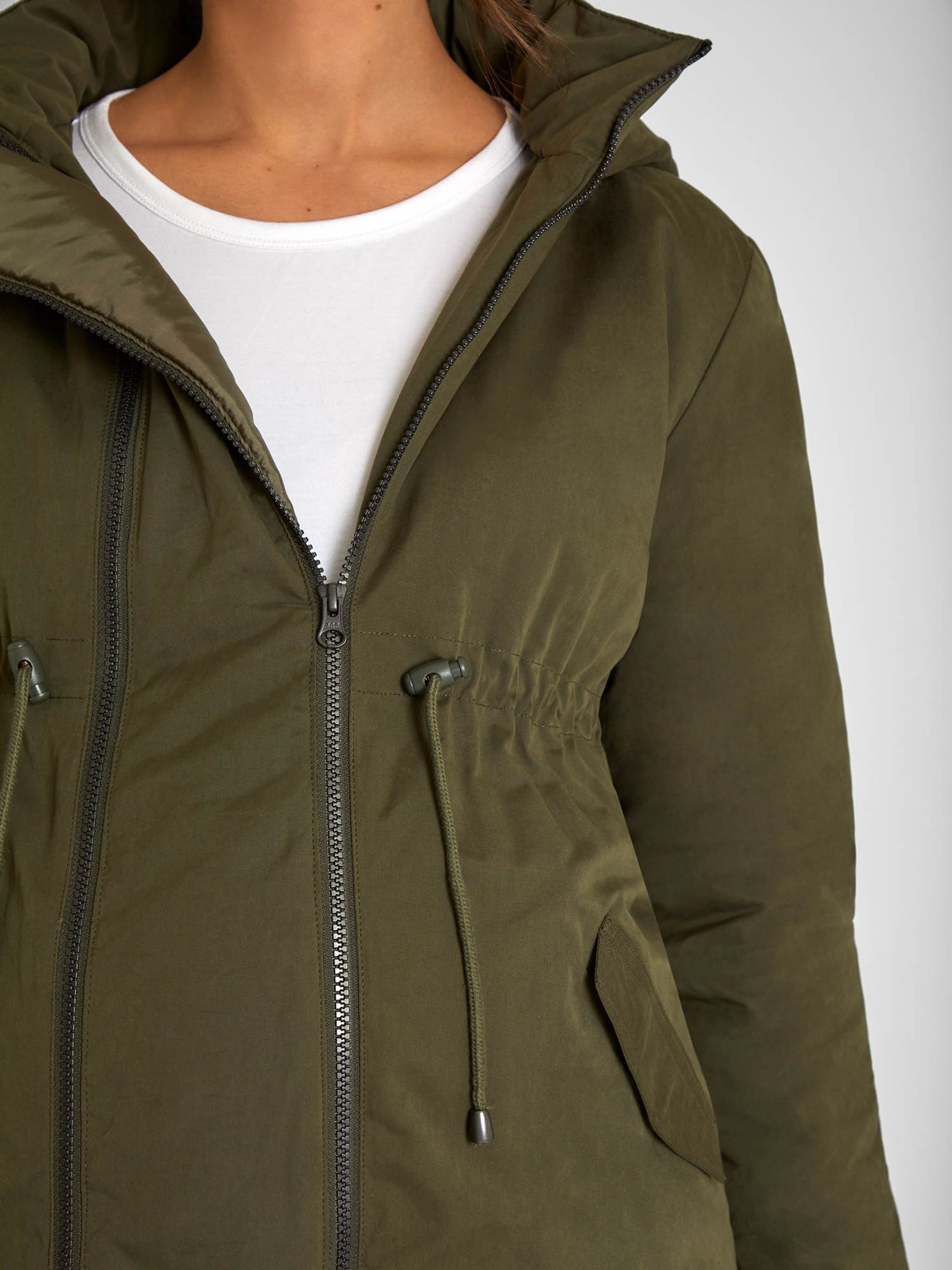 Khaki Cosy 2-in-1 Maternity Parka - Image 7 of 7