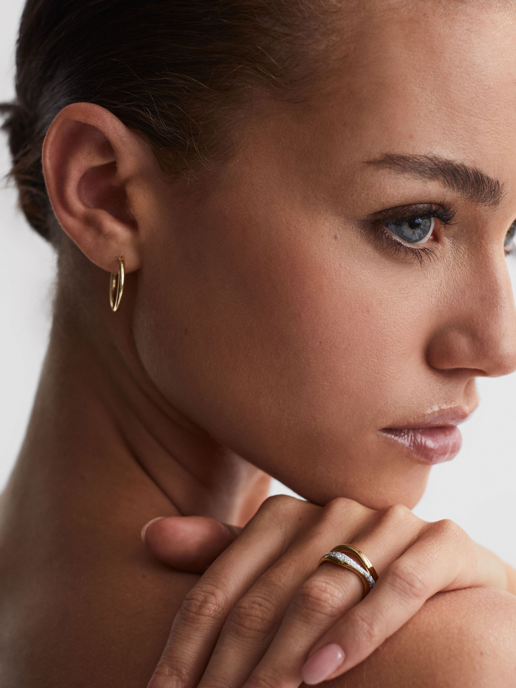 Maria Black Ring in Gold - Image 2 of 5