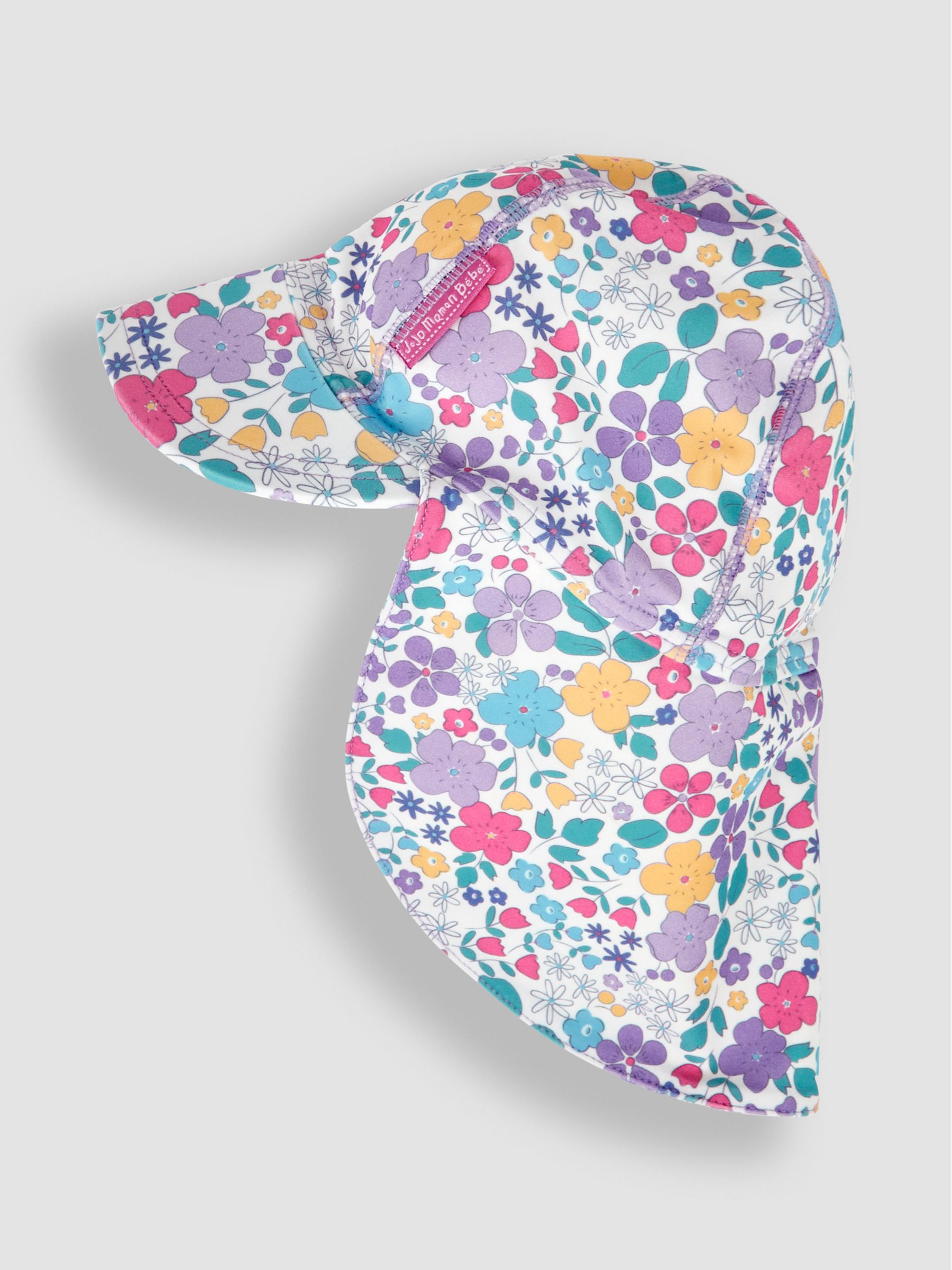 Pink Pastel Floral Sun Protection Hat - Image 2 of 4