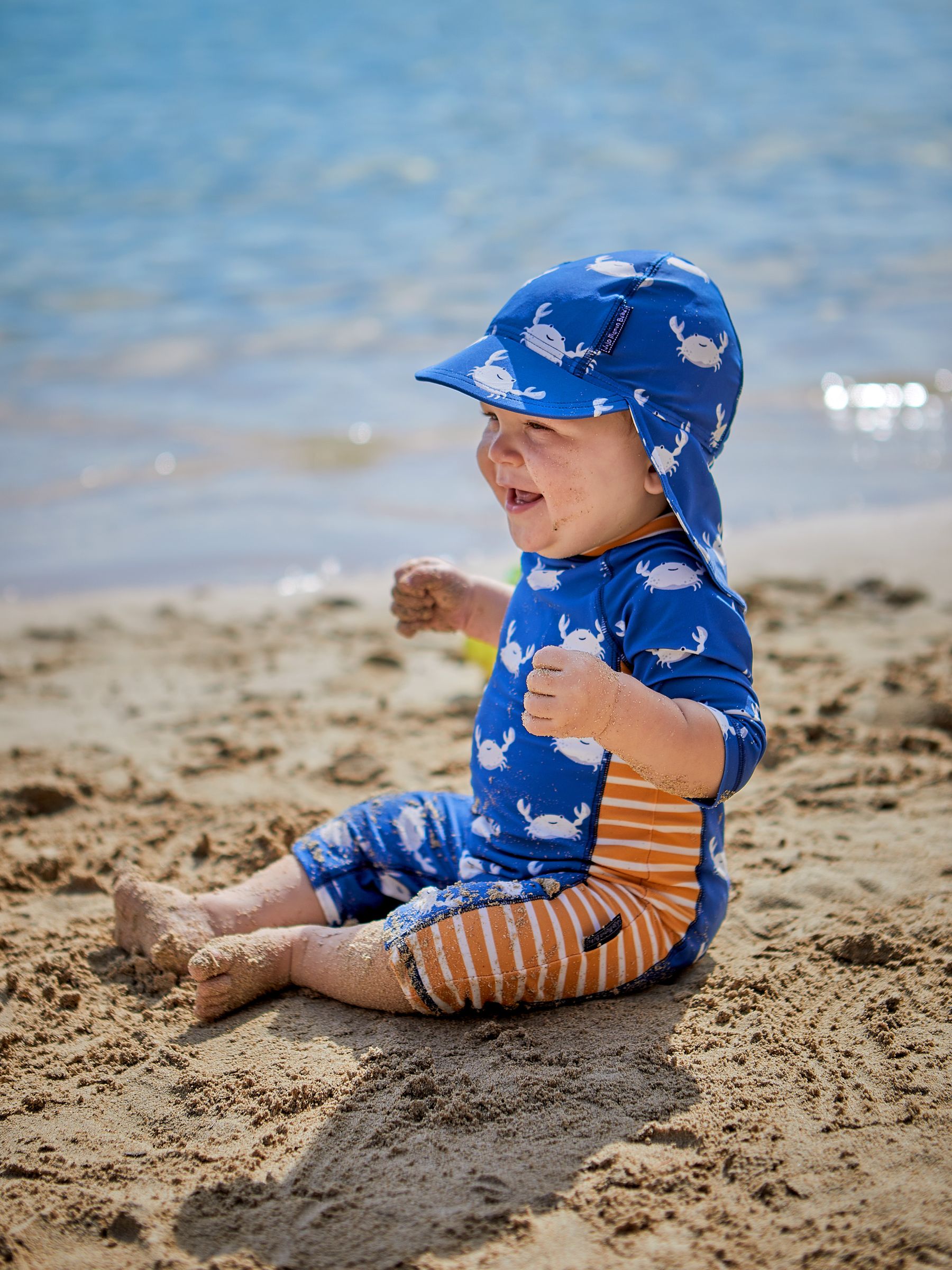 Blue Crab UPF 50 1-Piece Sun Protection Suit - Image 2 of 7
