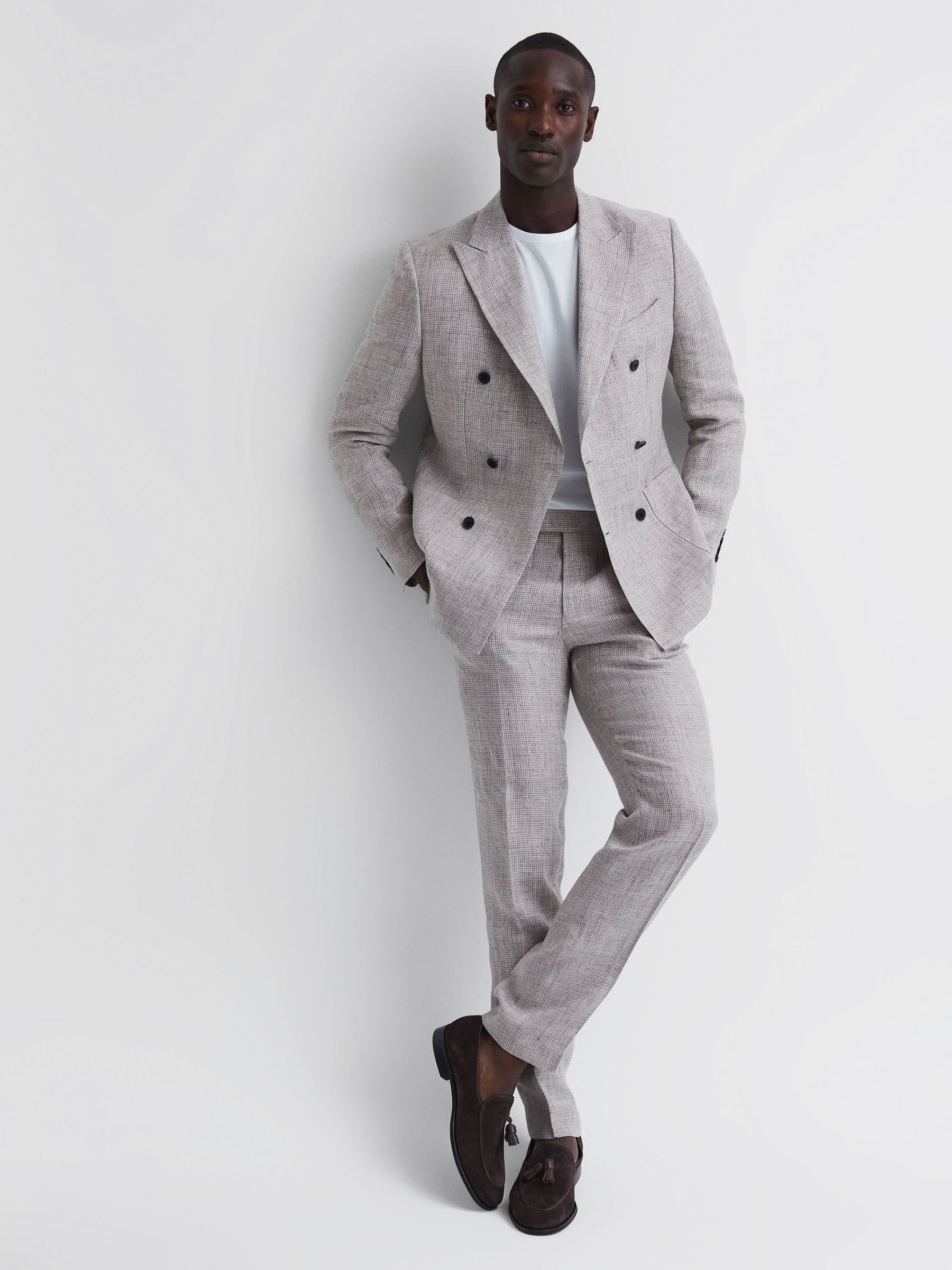 Suede Tassel Loafers in Chocolate - Image 1 of 6 Suede Tassel Loafers in Chocolate - Image 1 of 6