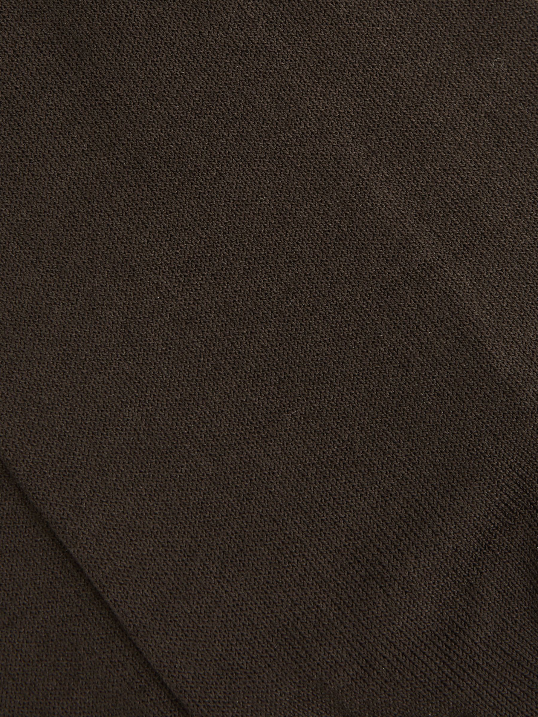 Mercerised Cotton Blend Sock in Chocolate - Image 3 of 3