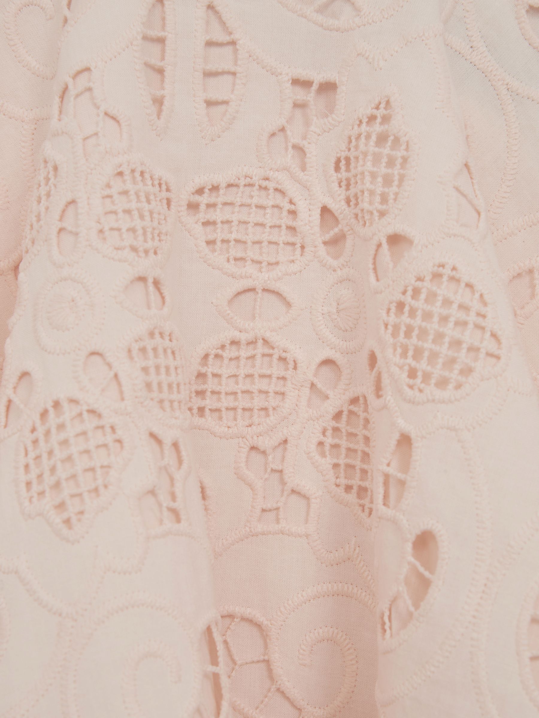 Lace High Rise Mini Skirt in Pink - Image 6 of 6