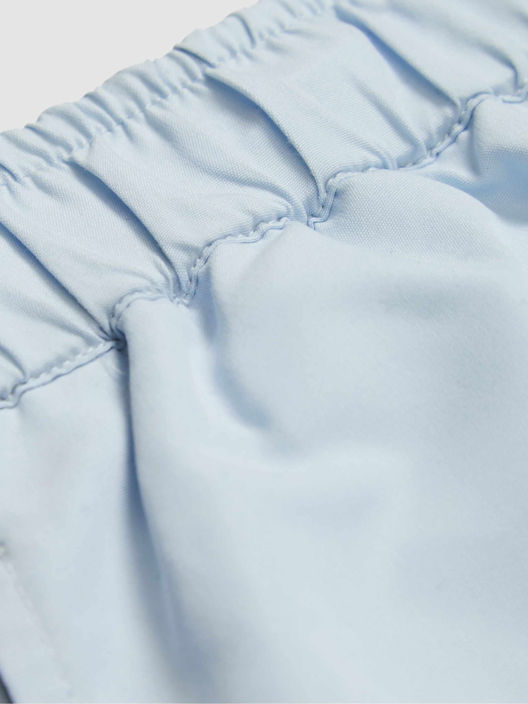 Plain Drawstring Swim Shorts in Soft Blue - Image 6 of 6