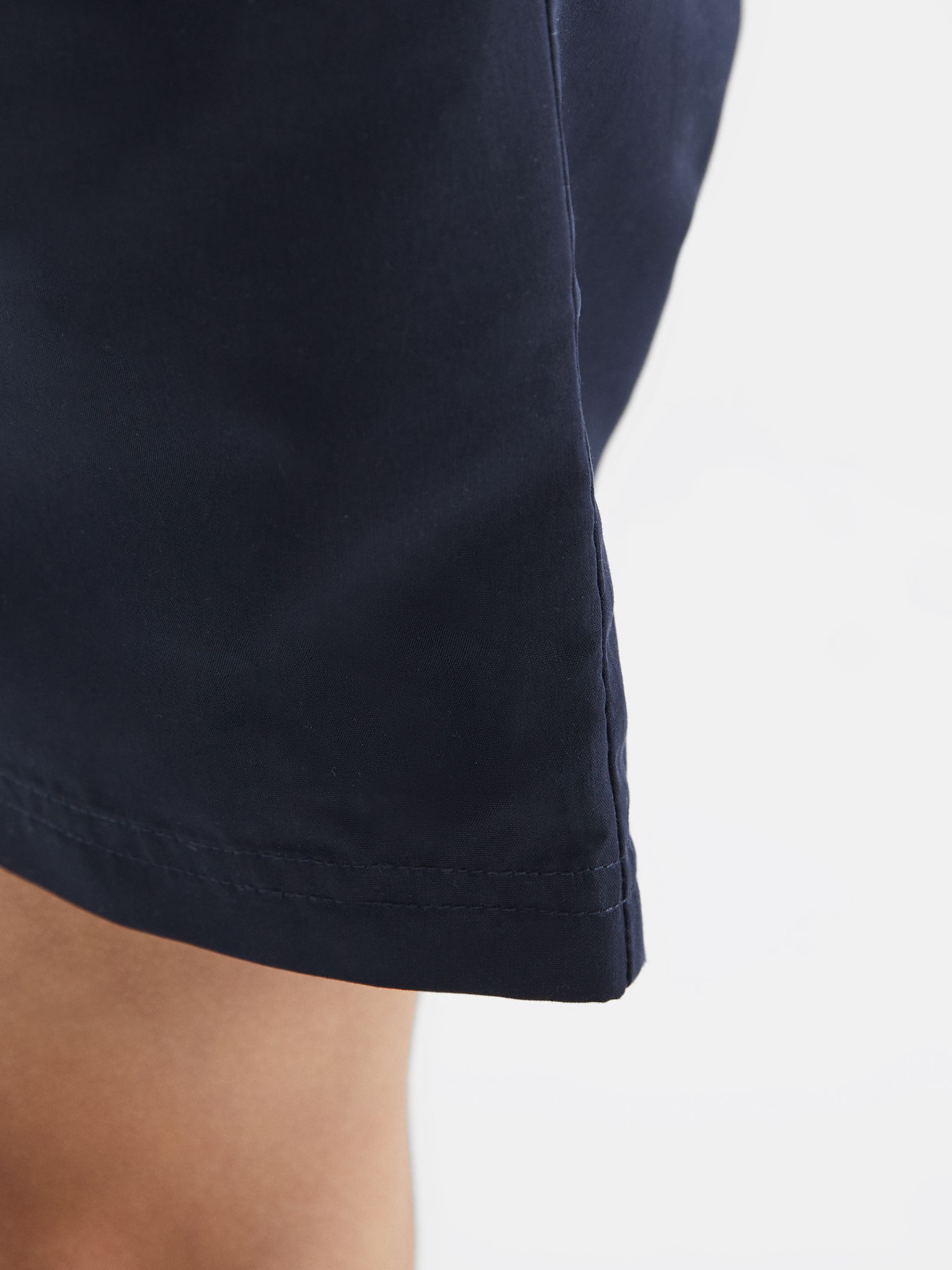 Senior Plain Drawstring Swim Shorts in Navy - Image 4 of 6