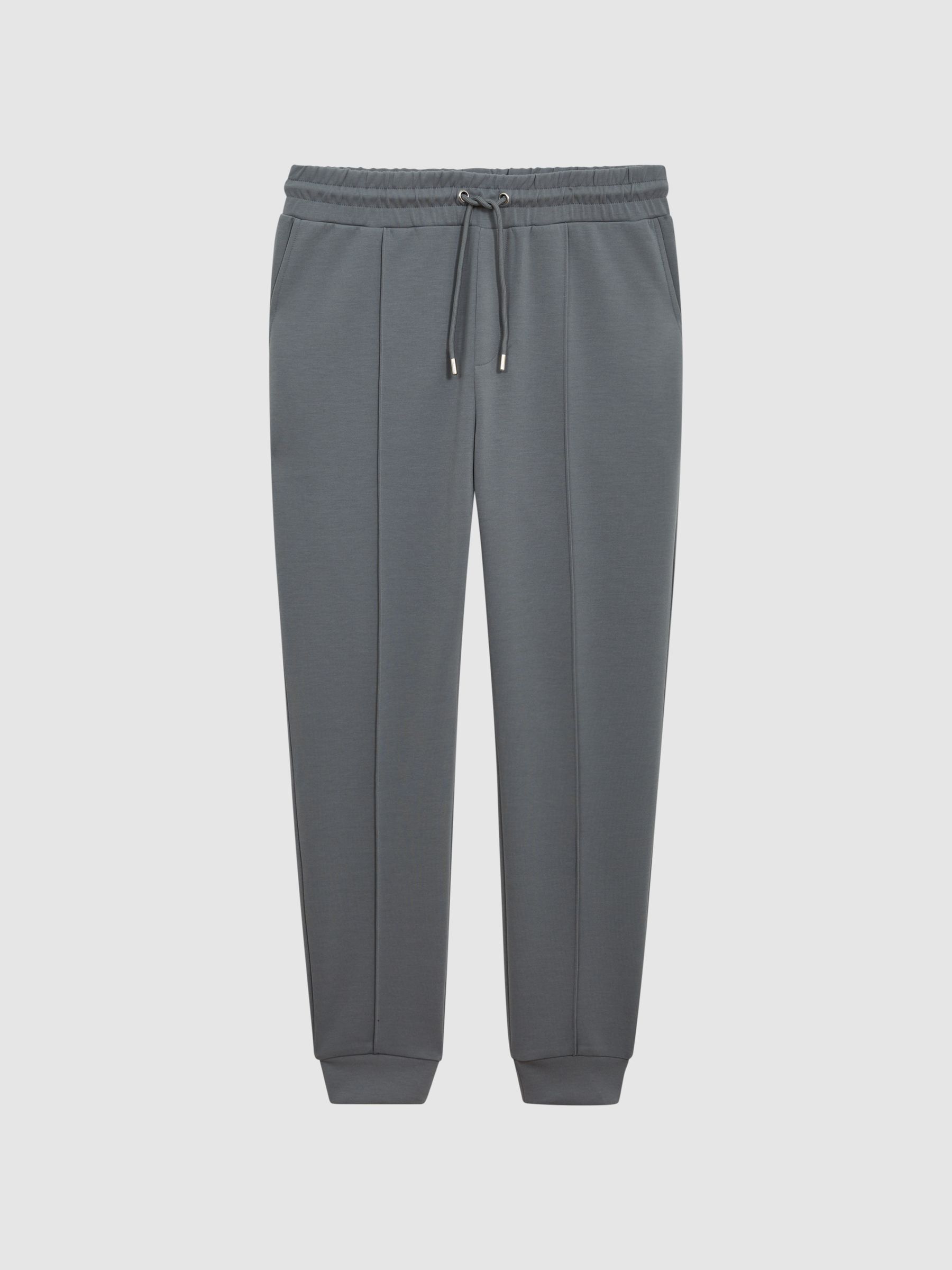 Drawstring Jersey Joggers in Sage Green - Image 2 of 5