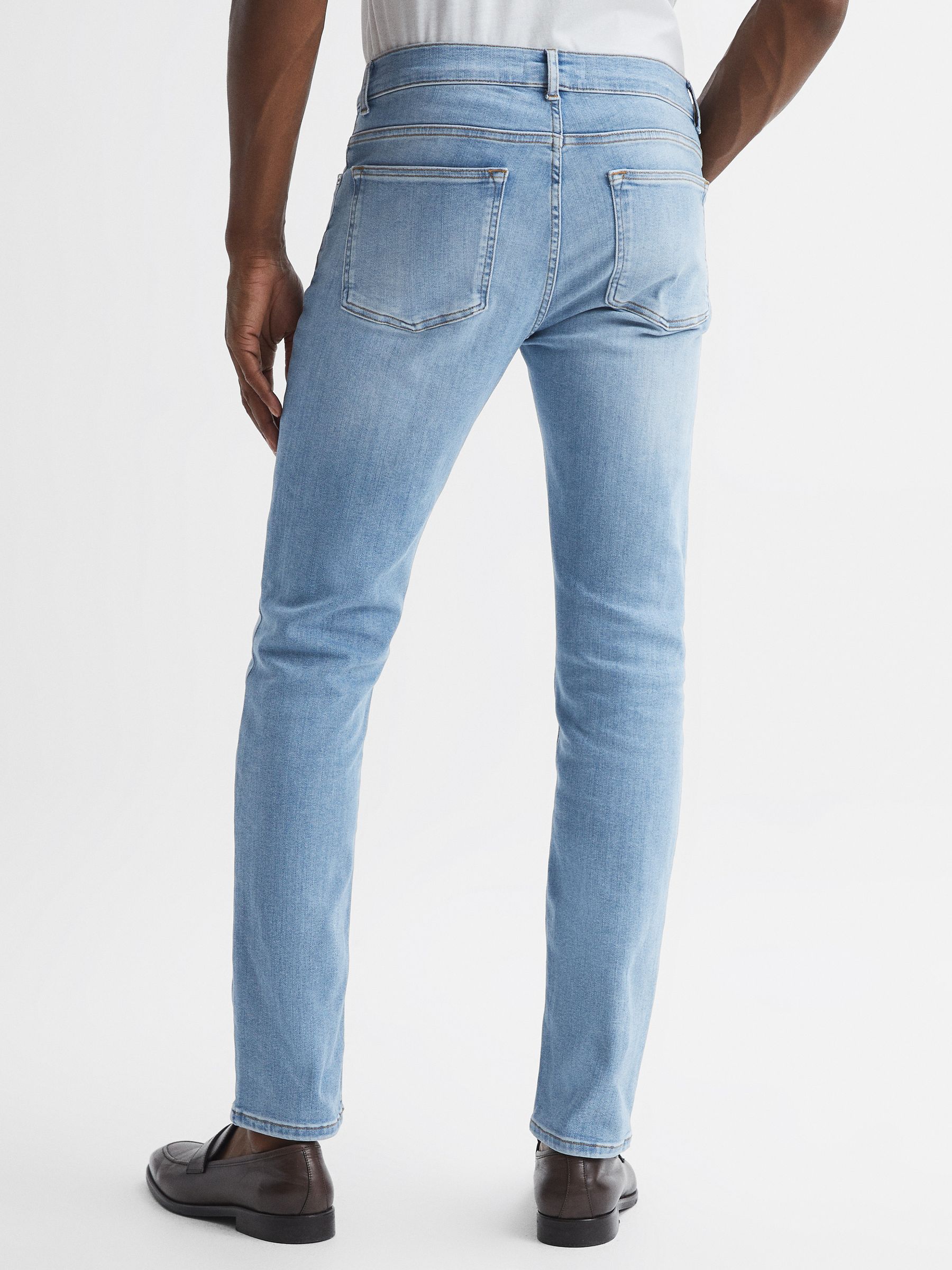 Slim Fit Jeans in Light Wash - Image 5 of 5