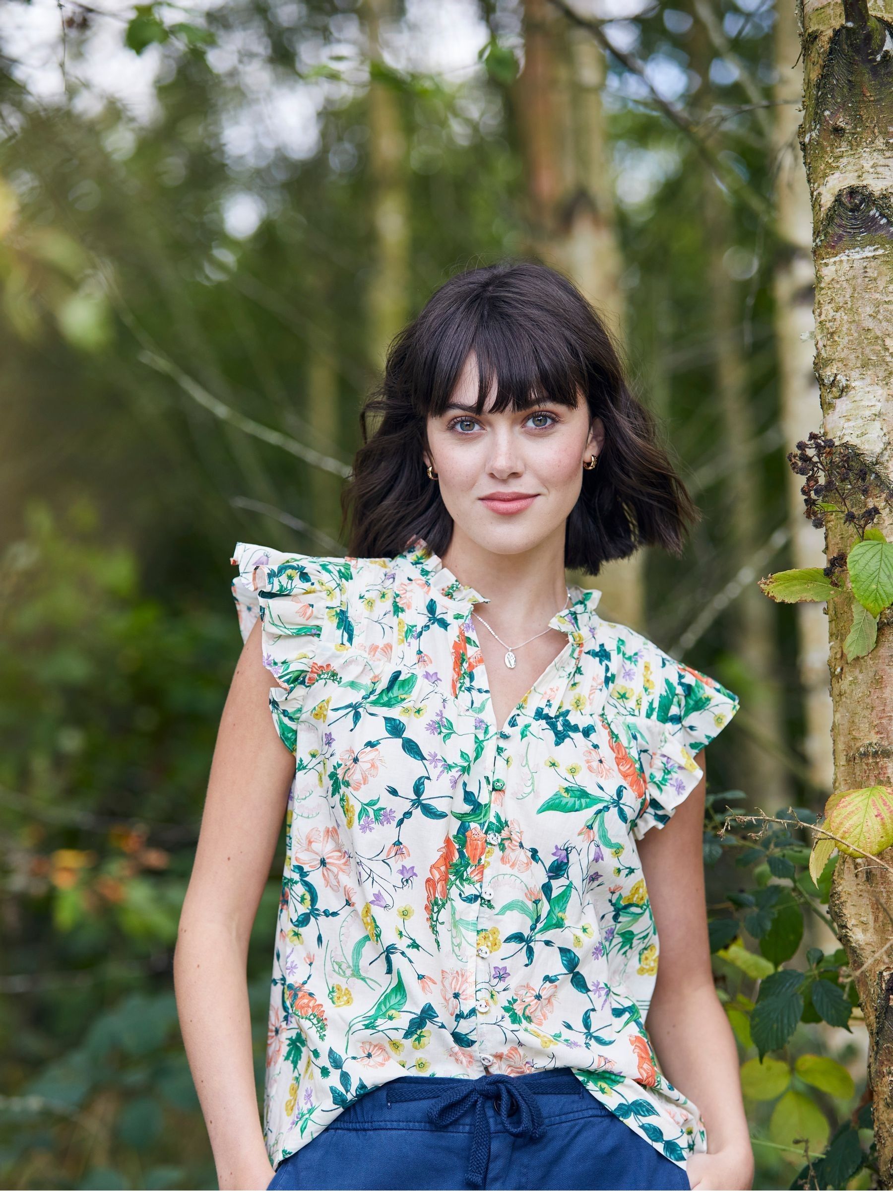 Natural National Forest Hazel Floral Blouse - Image 1 of 7