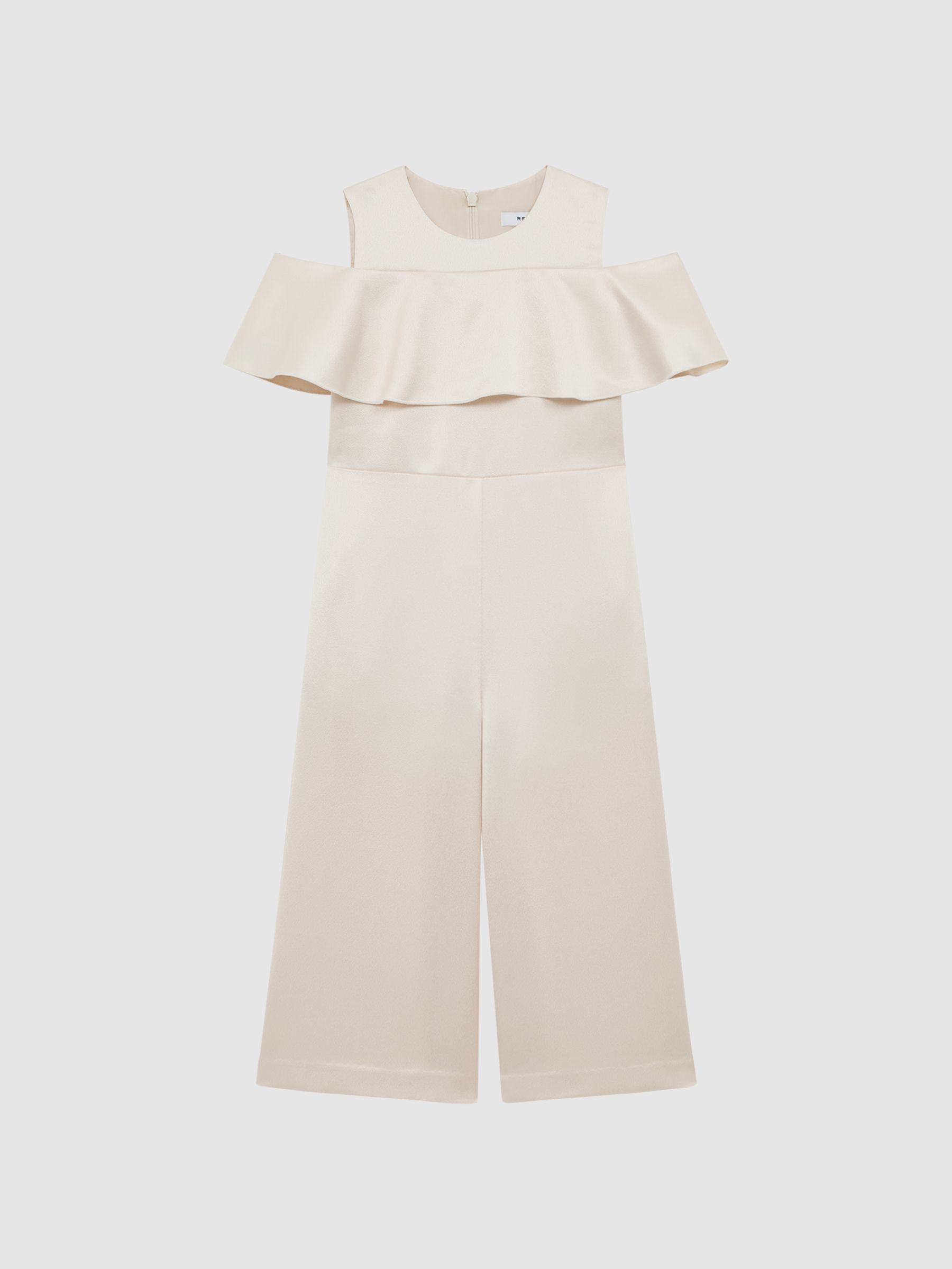 4-9 yrs Off-The-Shoulder Jumpsuit in Ivory - Image 2 of 6