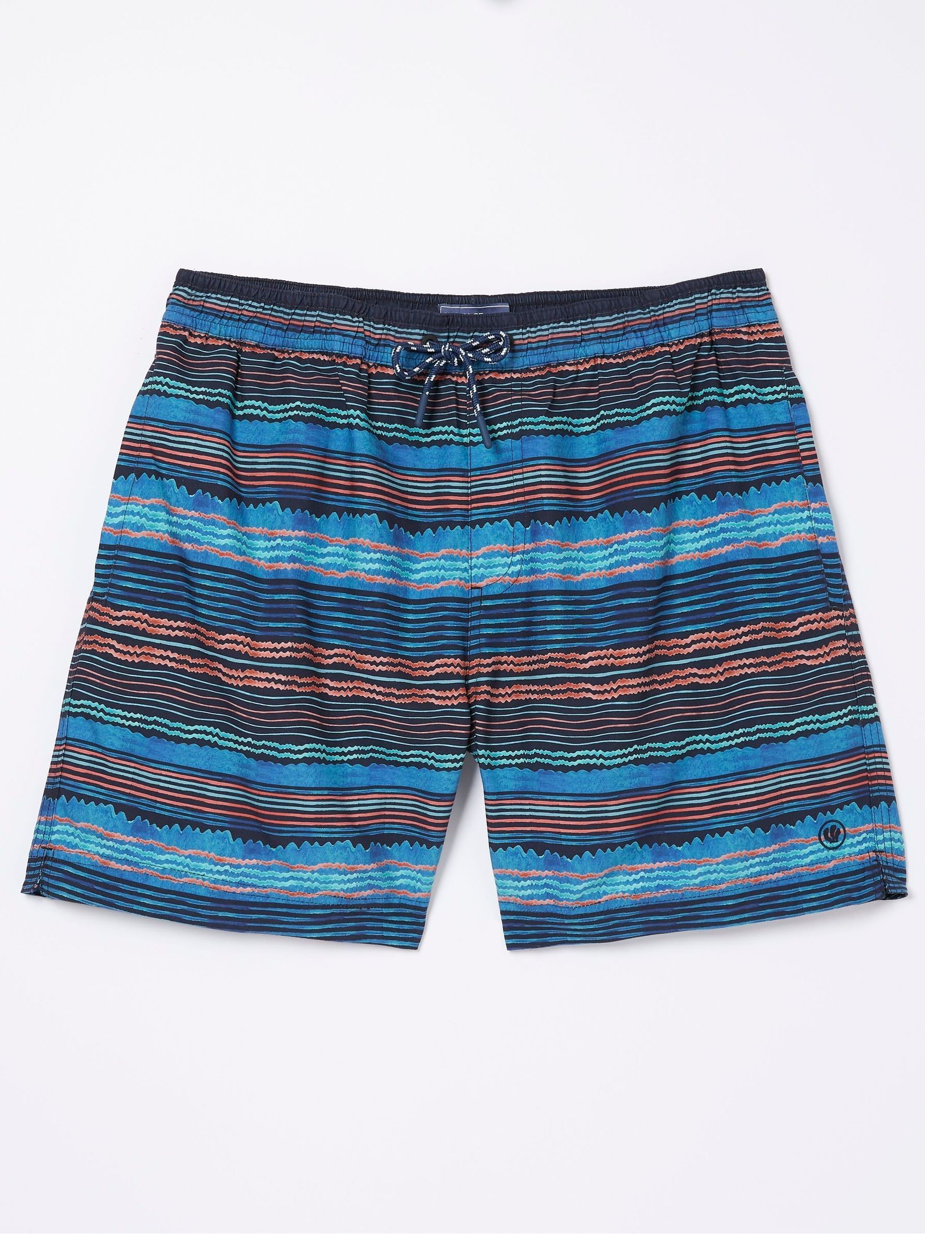 Blue Trevose Scribble Swim Shorts - Image 5 of 5