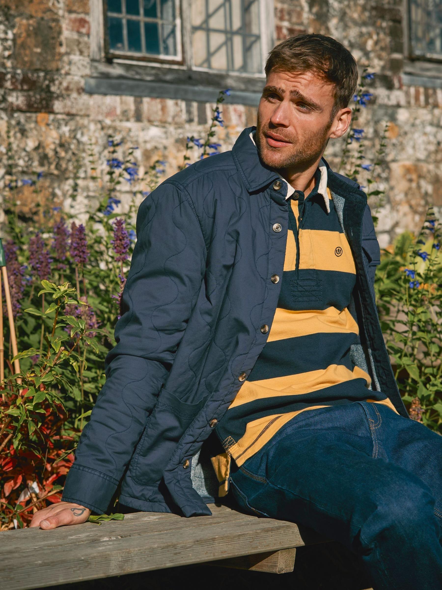 Blue Burgh Quilted Overshirt - Image 2 of 9 Blue Burgh Quilted Overshirt - Image 2 of 9