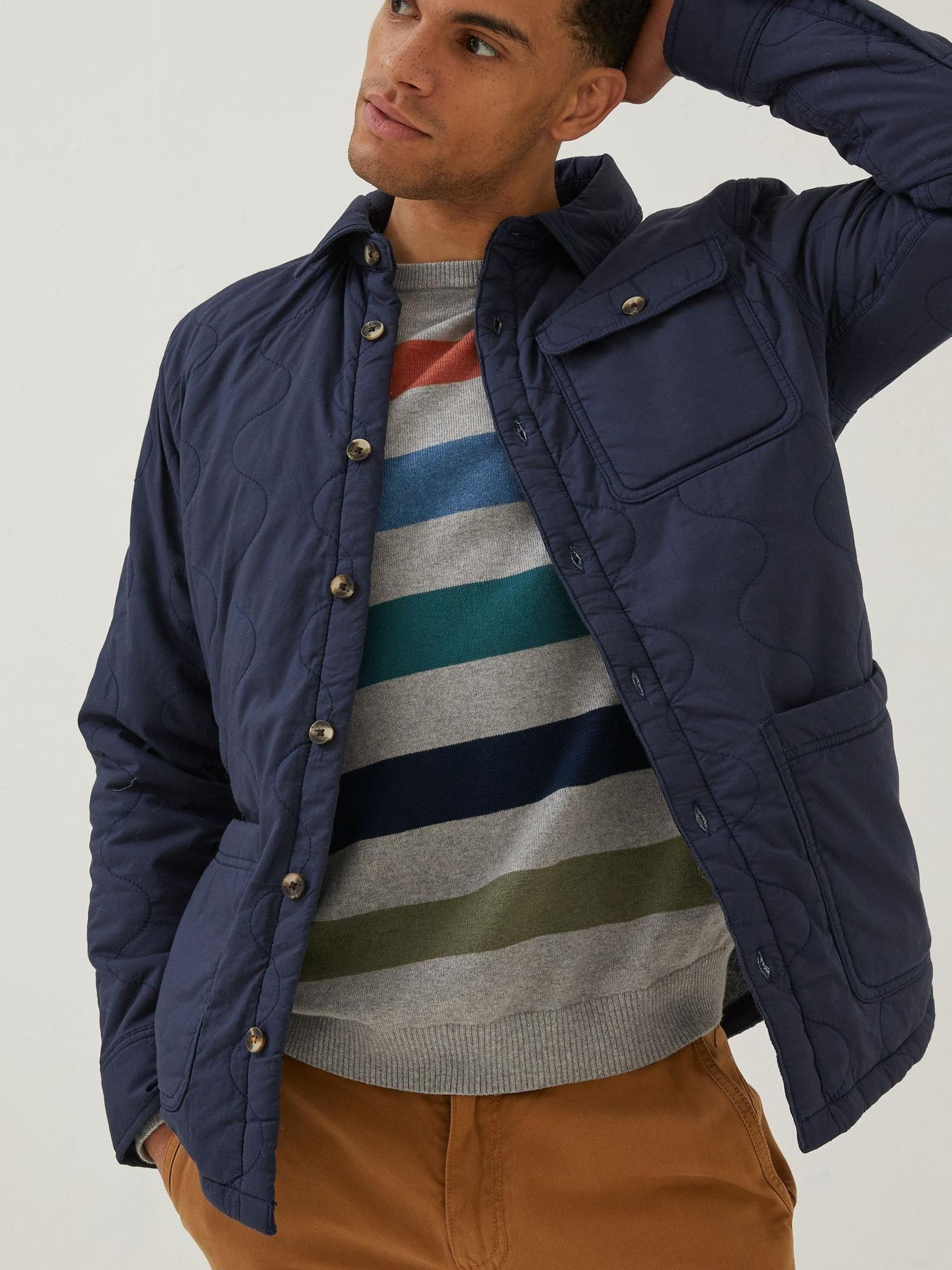 Blue Burgh Quilted Overshirt - Image 4 of 9