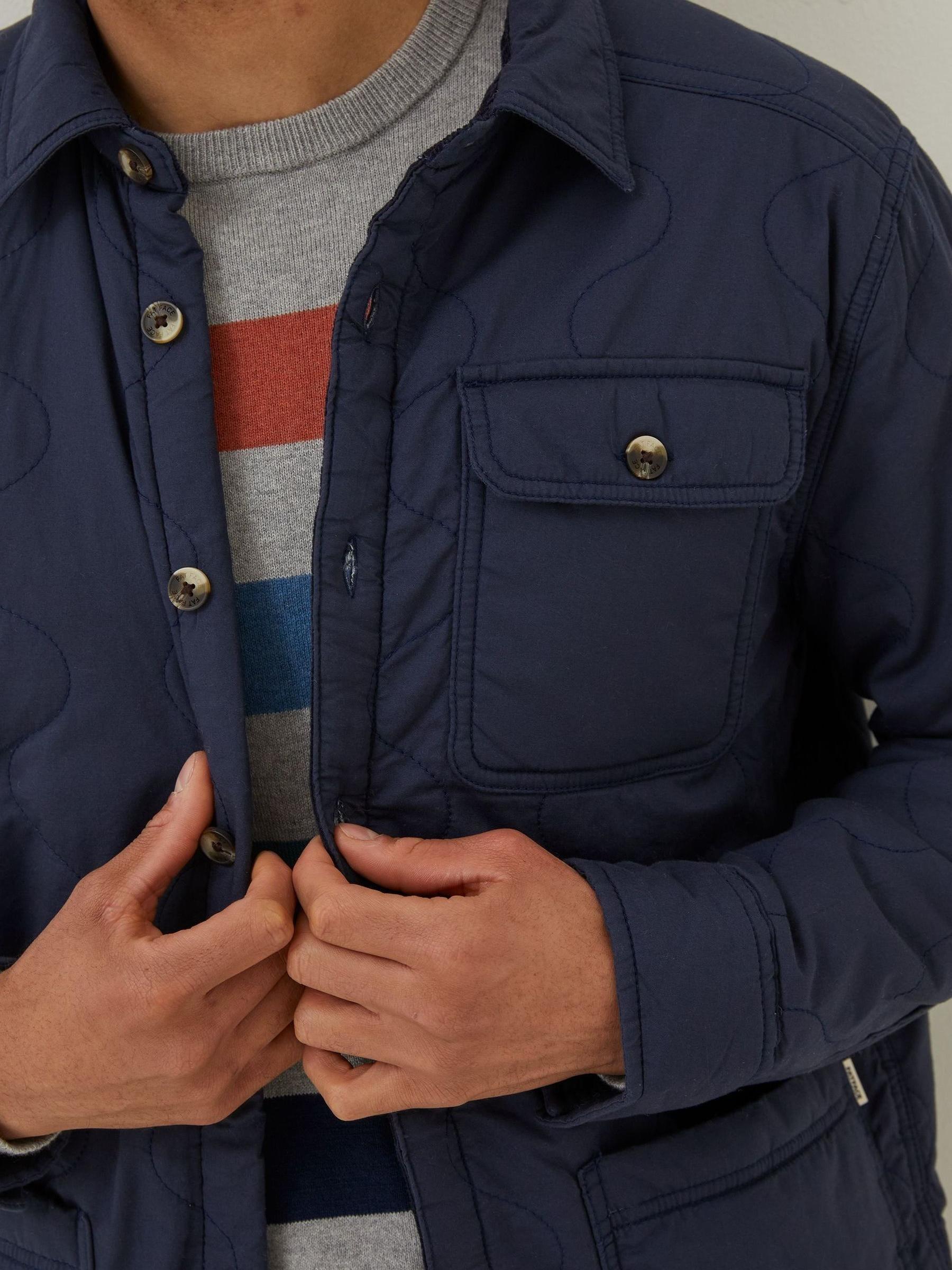 Blue Burgh Quilted Overshirt - Image 7 of 9