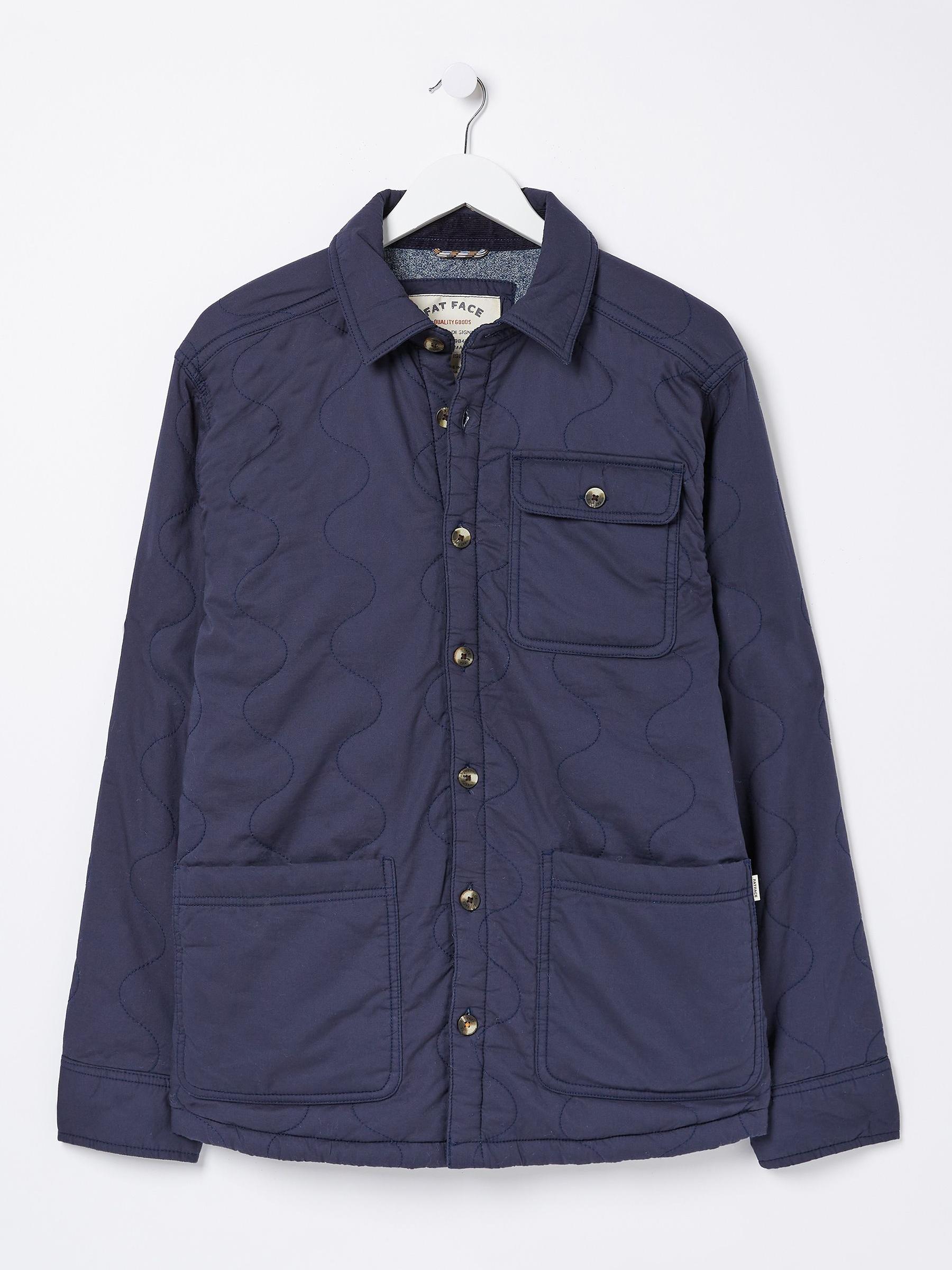 Blue Burgh Quilted Overshirt - Image 9 of 9 Blue Burgh Quilted Overshirt - Image 9 of 9