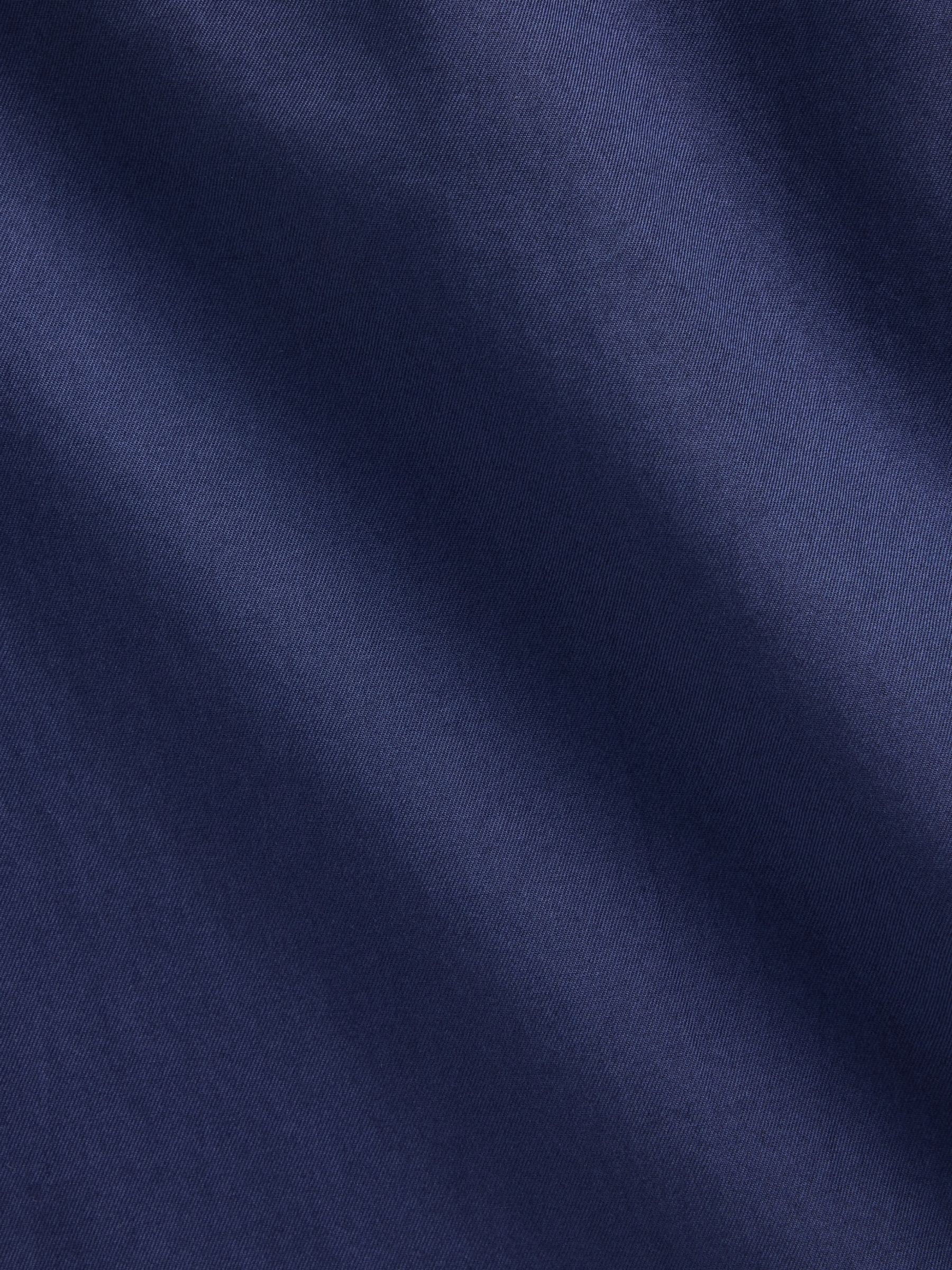 Navy Poplin Easy Barrel Trousers - Image 5 of 5
