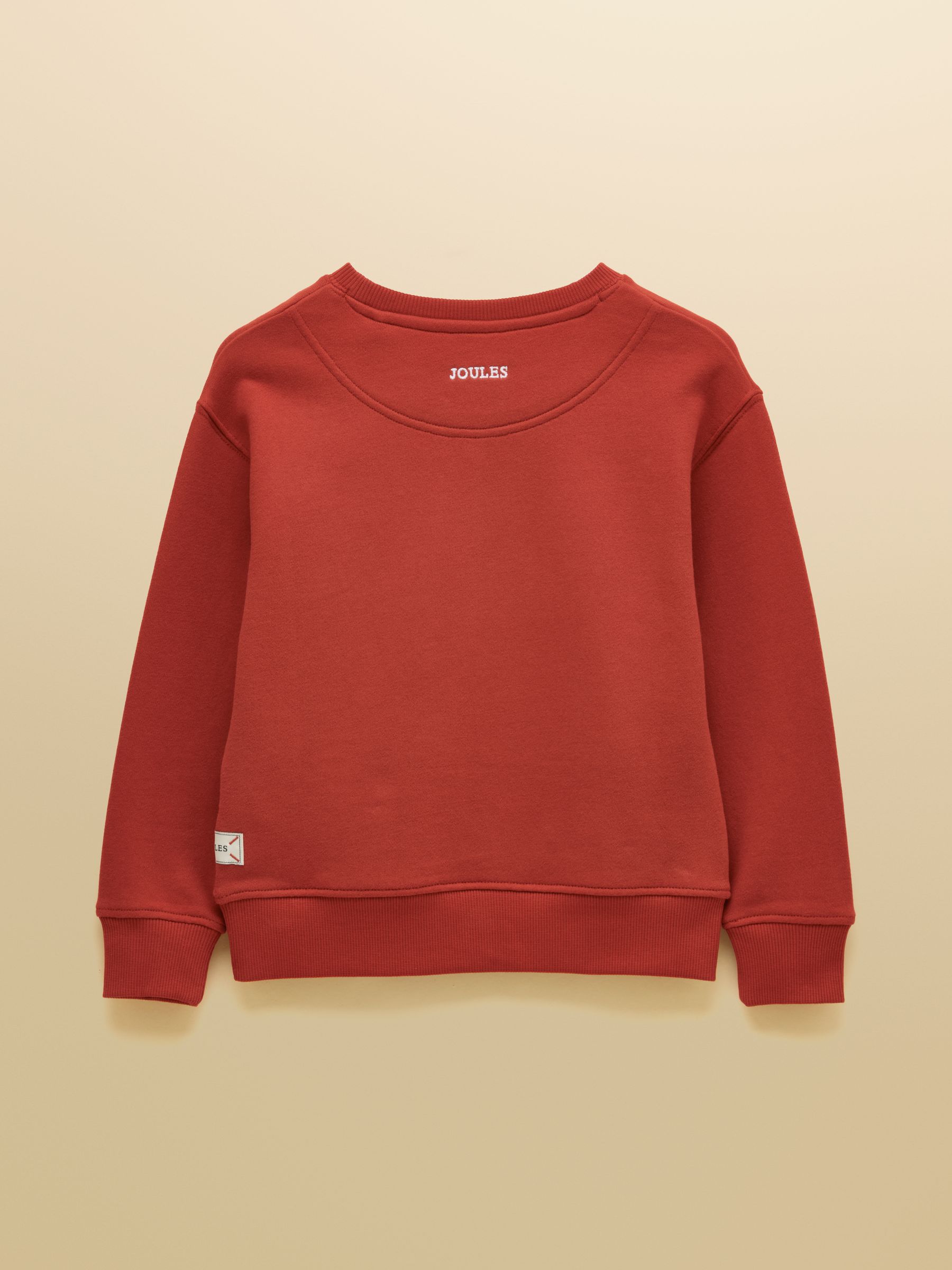 Kids' Sundaze Rust Red Slogan Crew Neck Sweatshirt - Image 2 of 5 Kids' Sundaze Rust Red Slogan Crew Neck Sweatshirt - Image 2 of 5