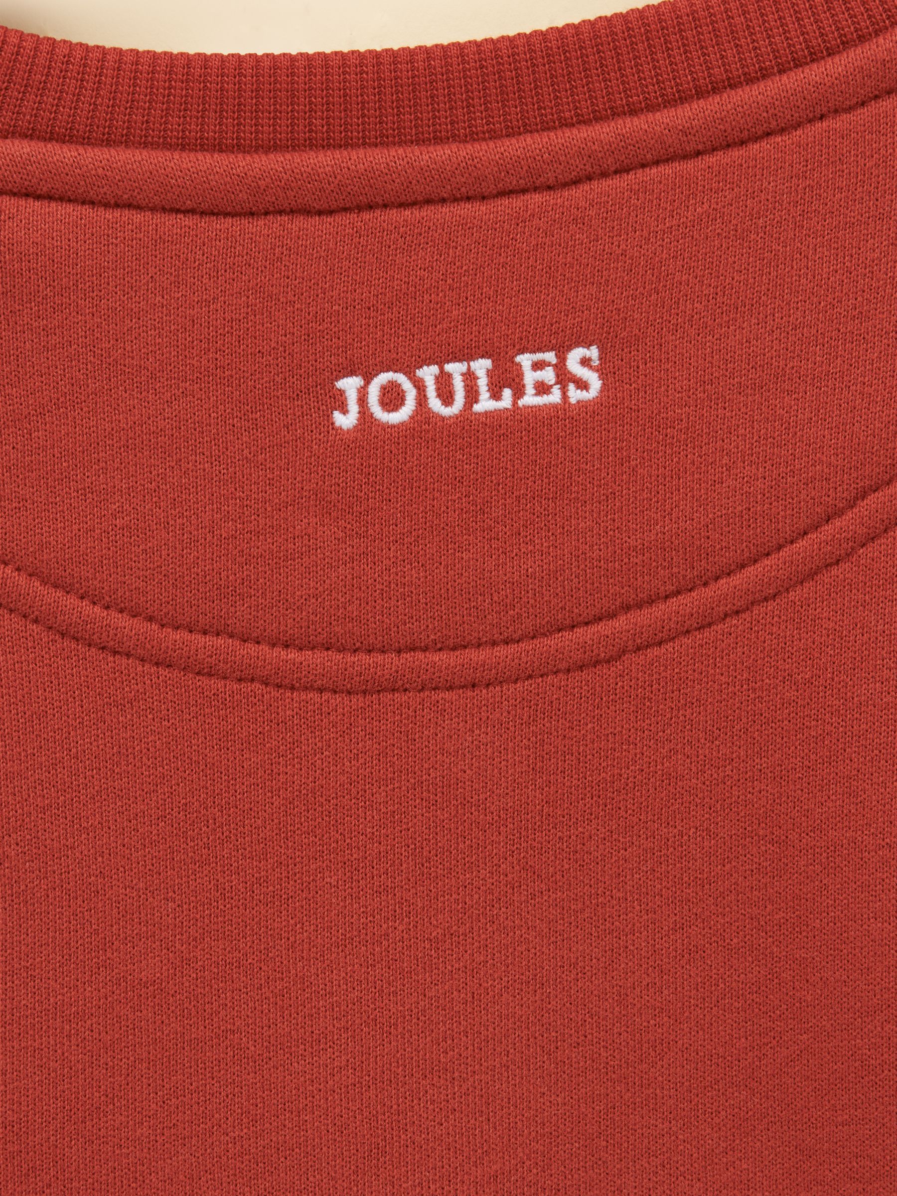 Kids' Sundaze Rust Red Slogan Crew Neck Sweatshirt - Image 4 of 5