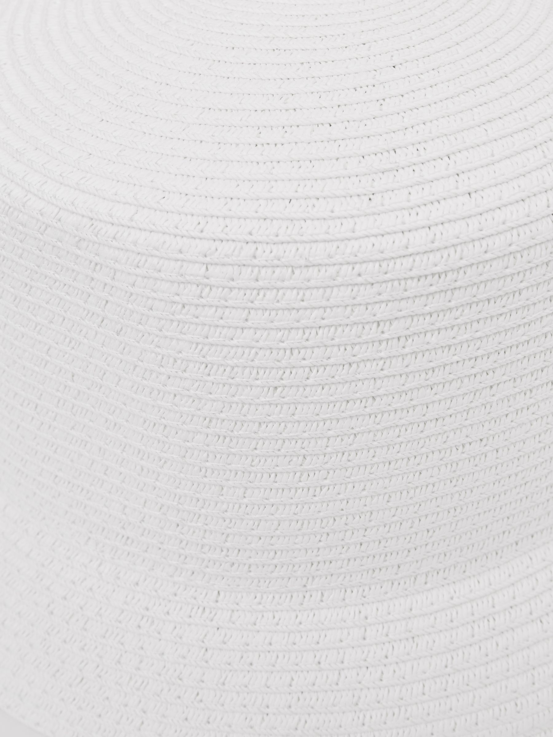 Woven Bucket Hat in White - Image 3 of 3