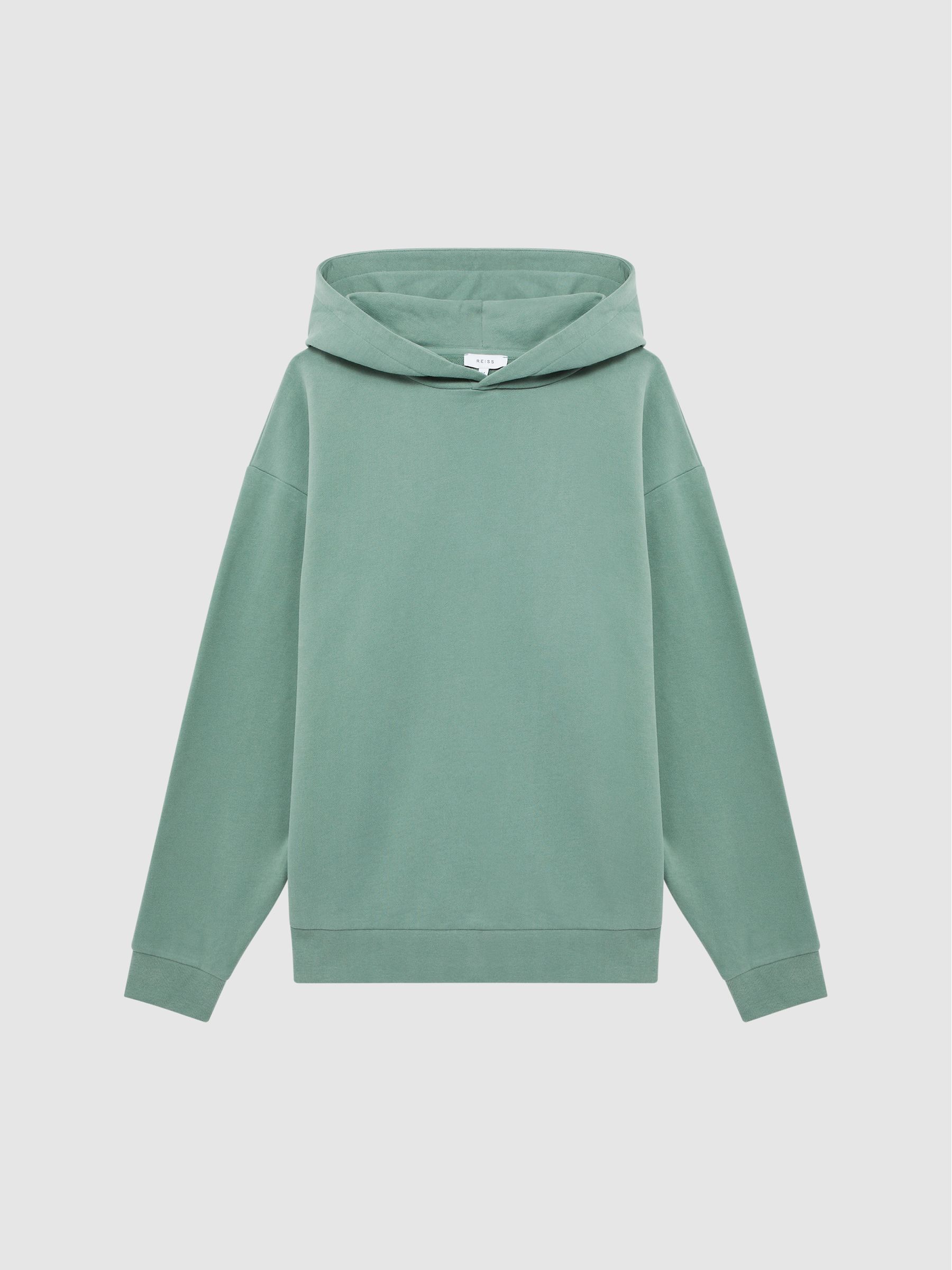 Garment Dye Hoodie in Fern Green - Image 2 of 5