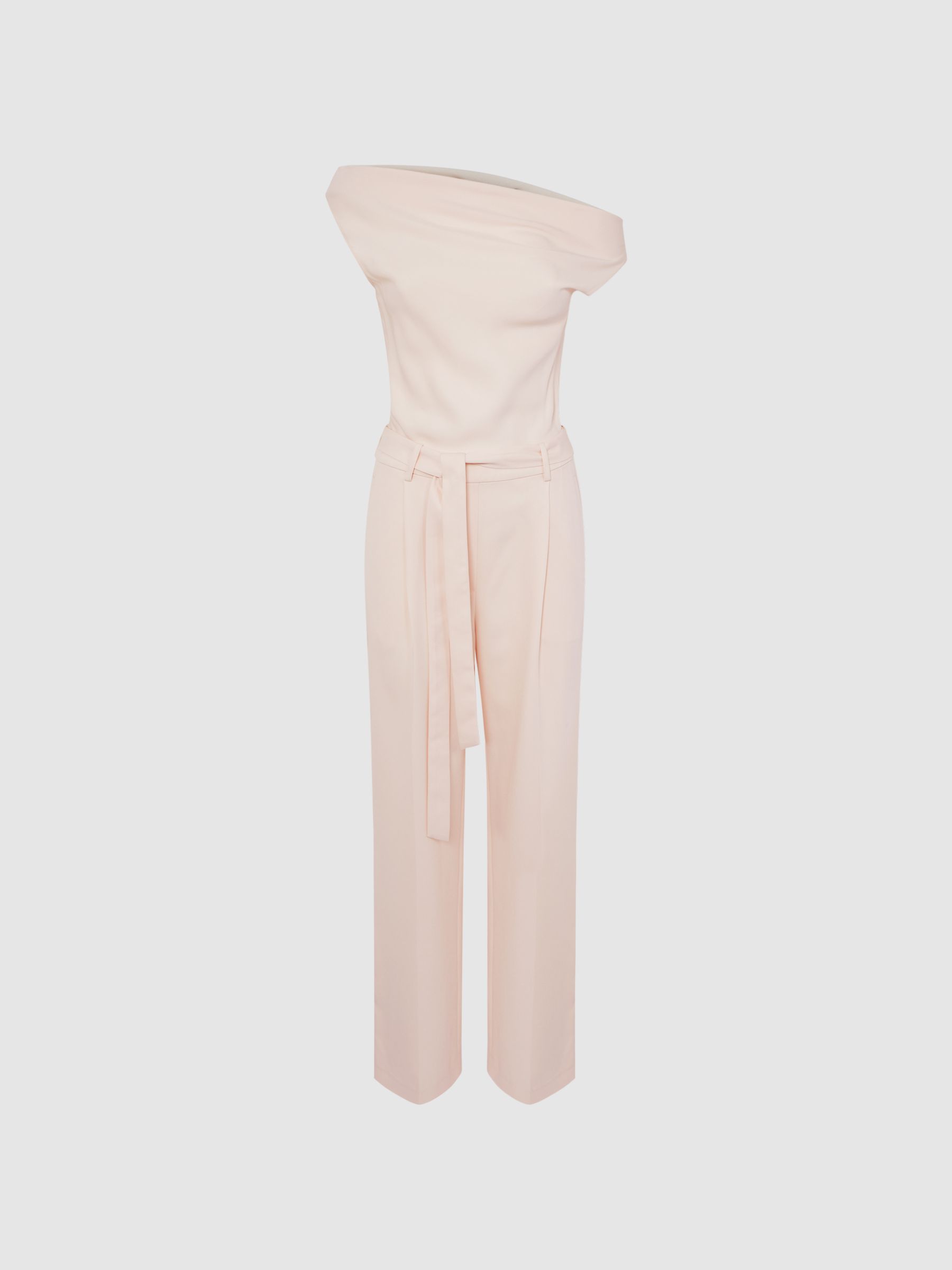 Off-The-Shoulder Jumpsuit in Nude - Image 2 of 5