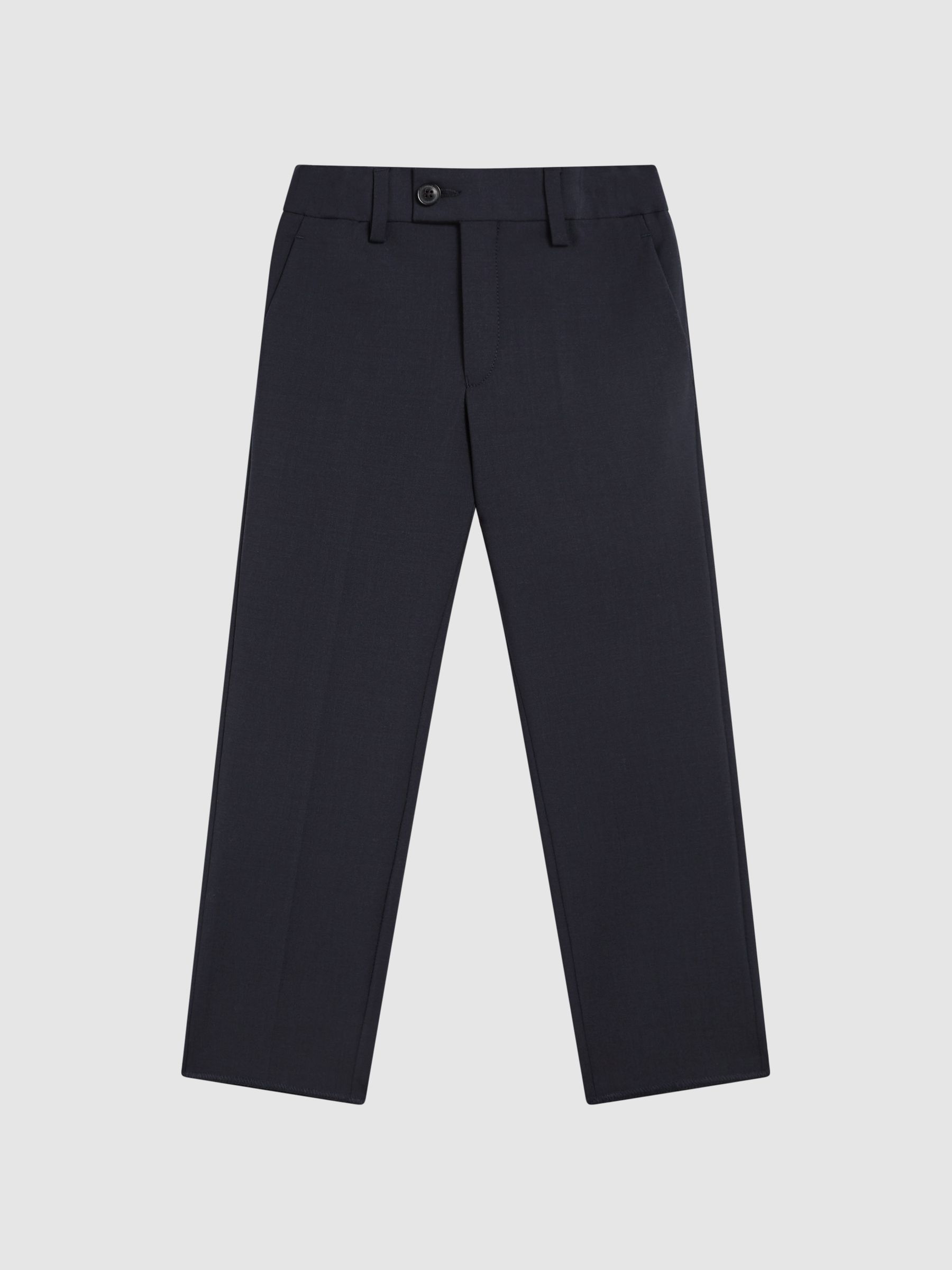 Senior Modern Fit Mixer Trousers in Navy - Image 2 of 6