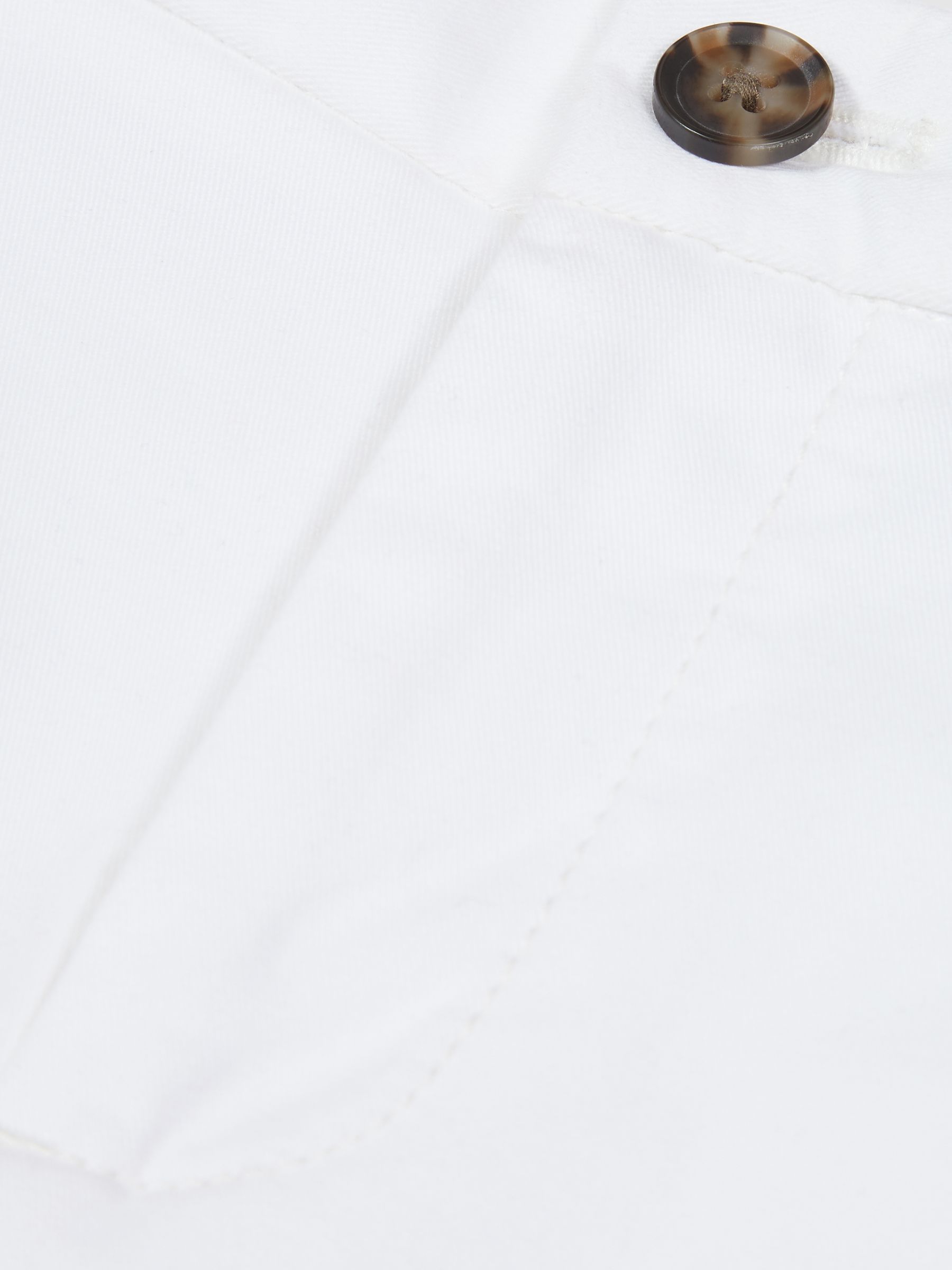 9-13 yrs Casual Chino Shorts in White - Image 6 of 6