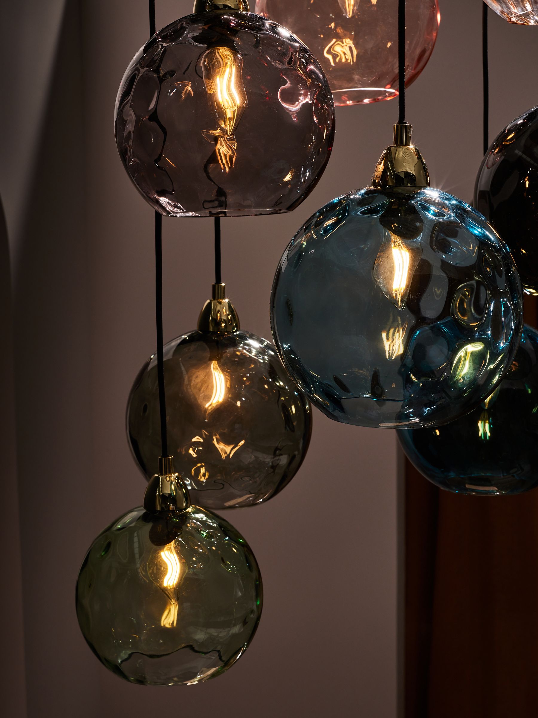 Ilaria 8 Light Cluster Pendant Ceiling Light in Multi - Image 2 of 4
